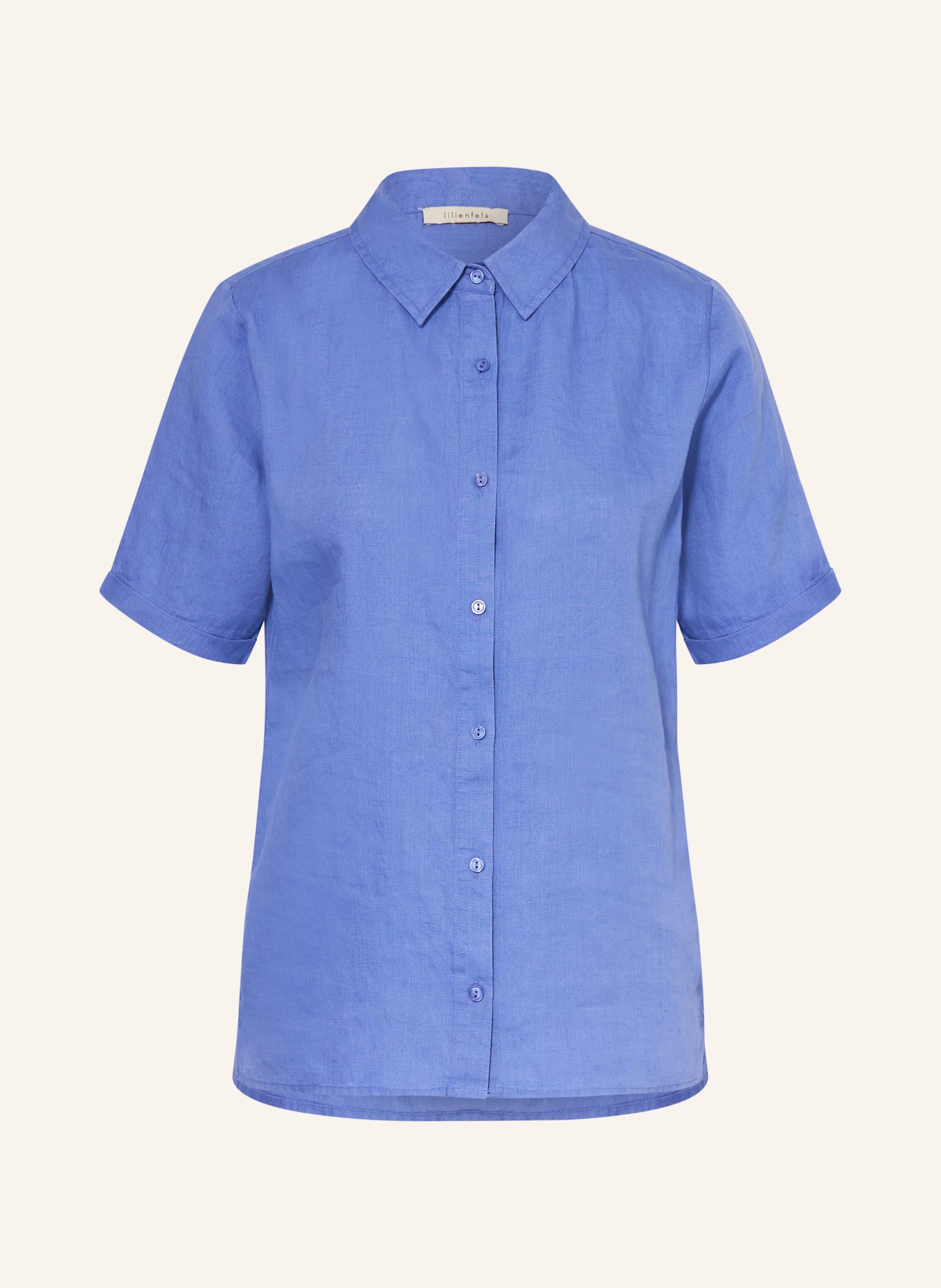 lilienfels Hemdbluse aus Leinen: BLAU