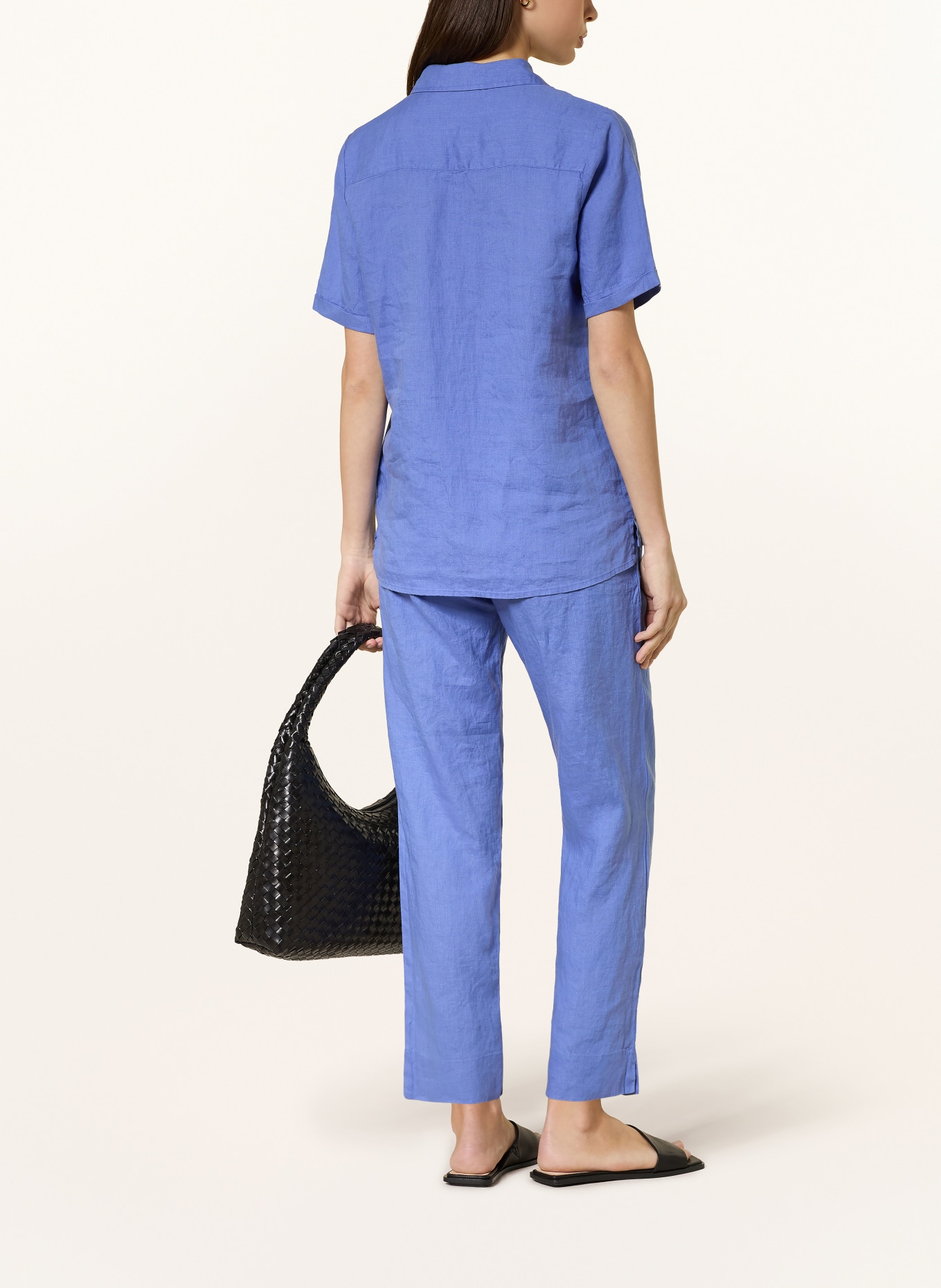 lilienfels Hemdbluse aus Leinen: BLAU