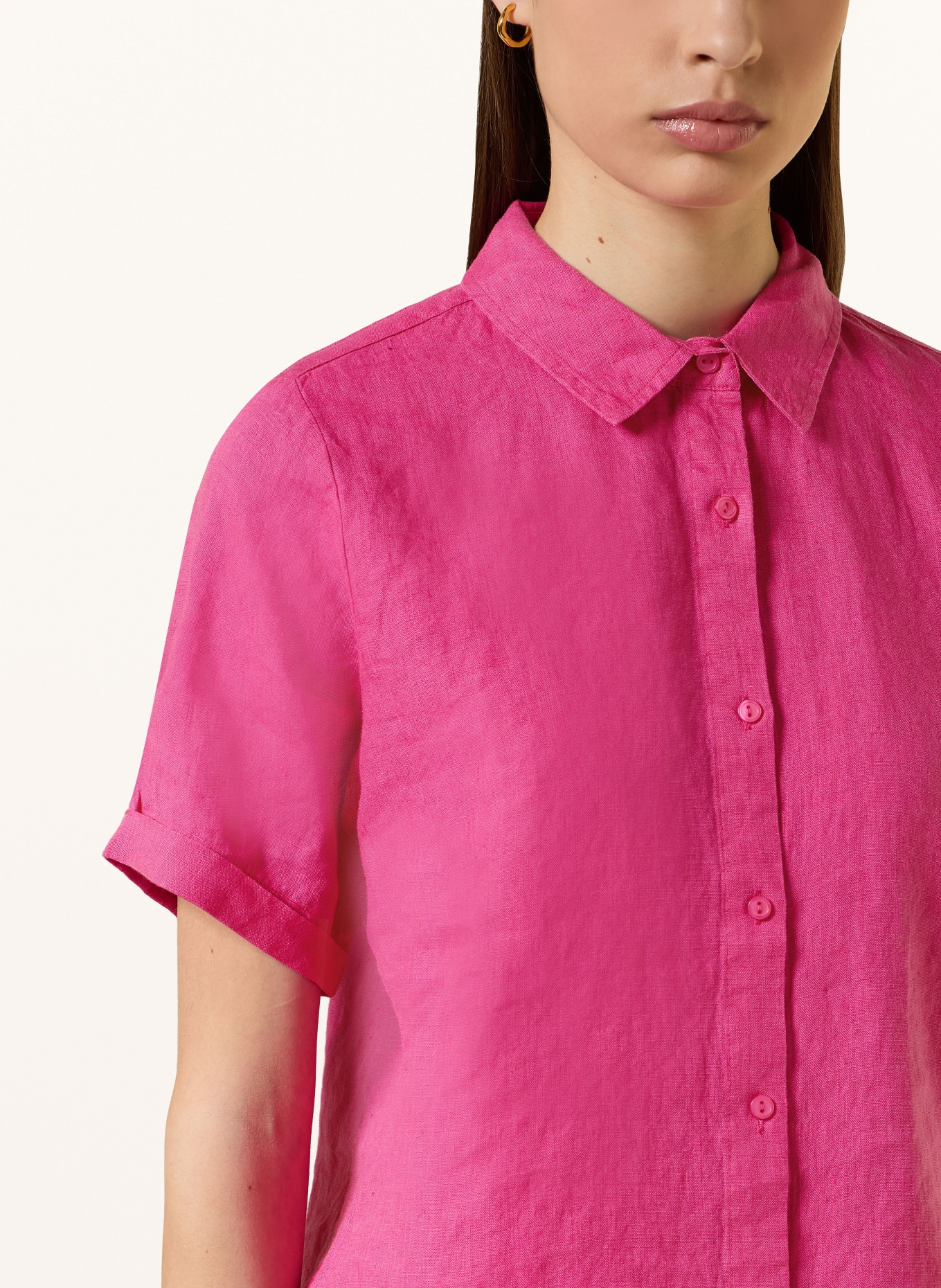 lilienfels Hemdbluse aus Leinen: PINK