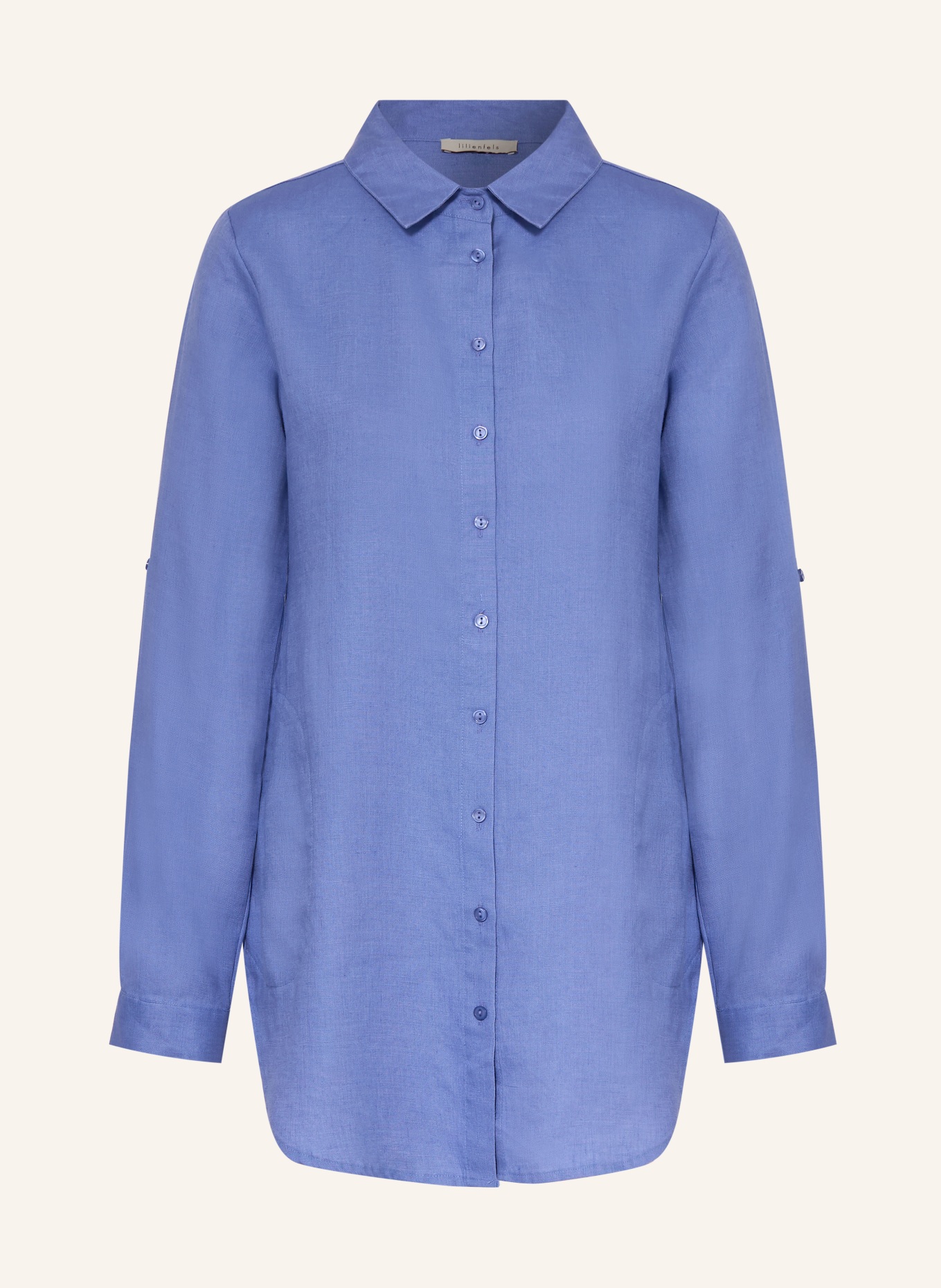 lilienfels Hemdbluse aus Leinen: BLAU