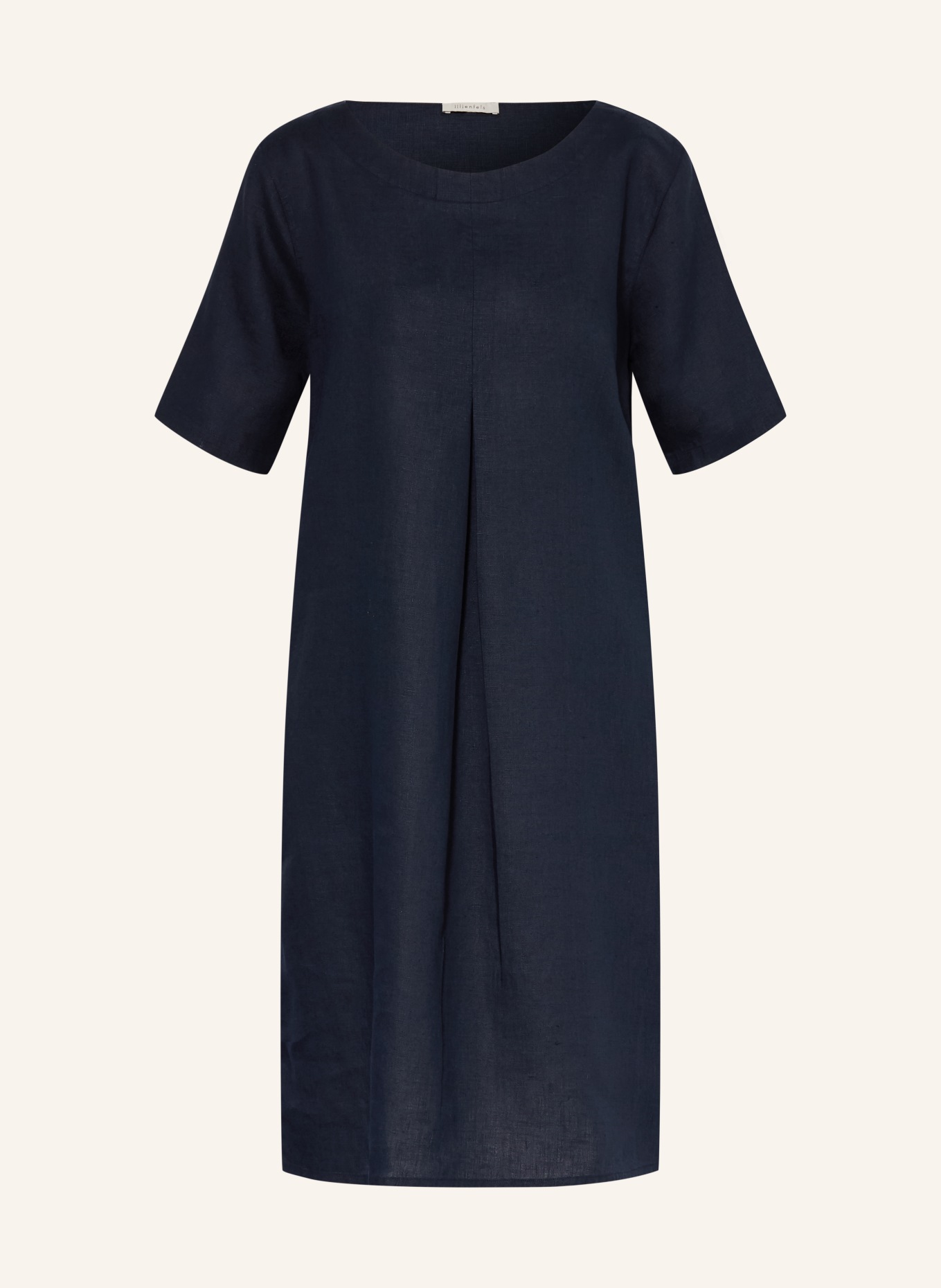 lilienfels Leinenkleid: DUNKELBLAU