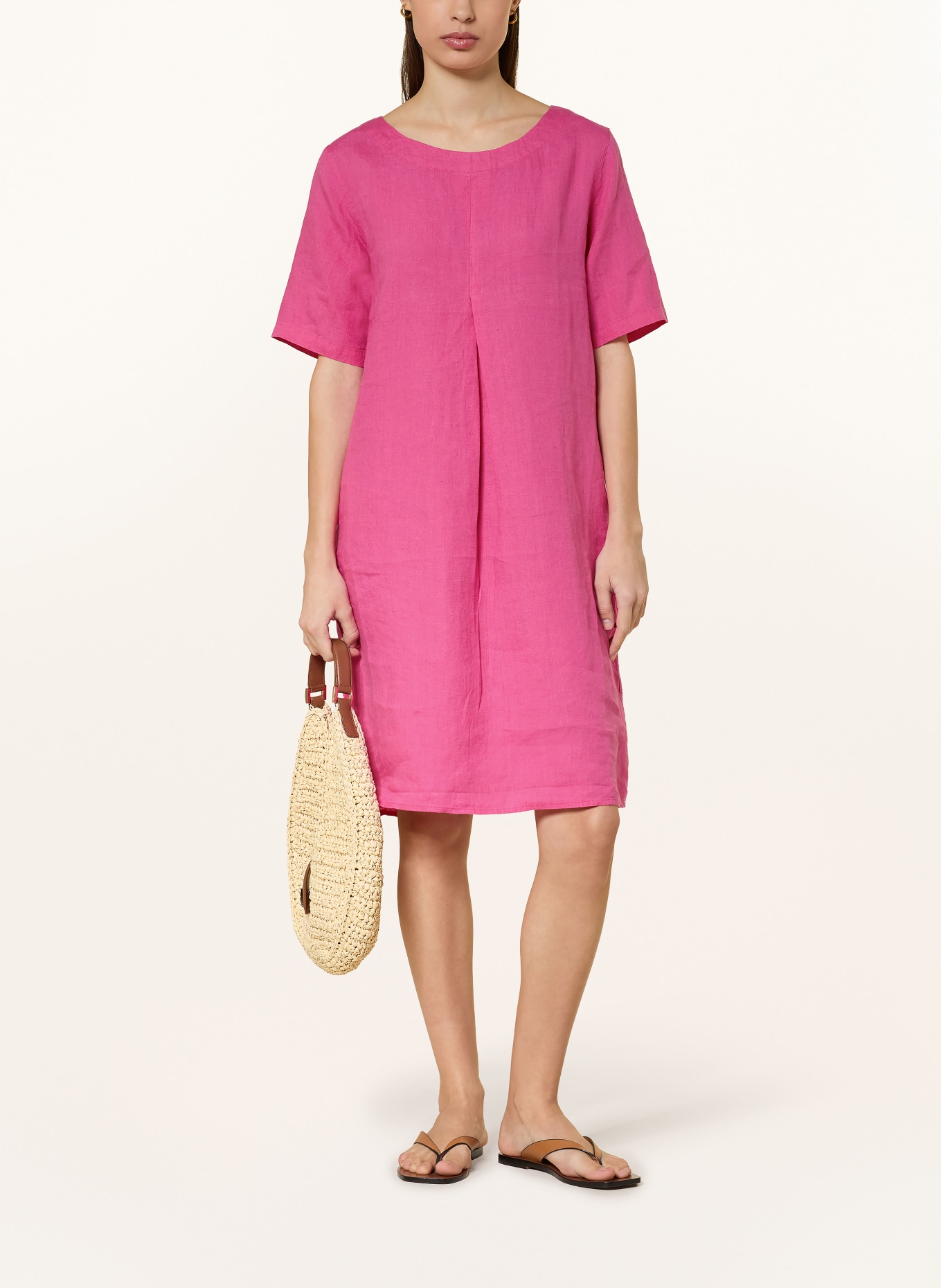 lilienfels Leinenkleid: PINK