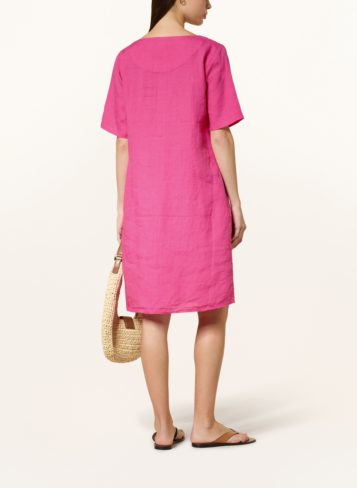 lilienfels Leinenkleid: PINK