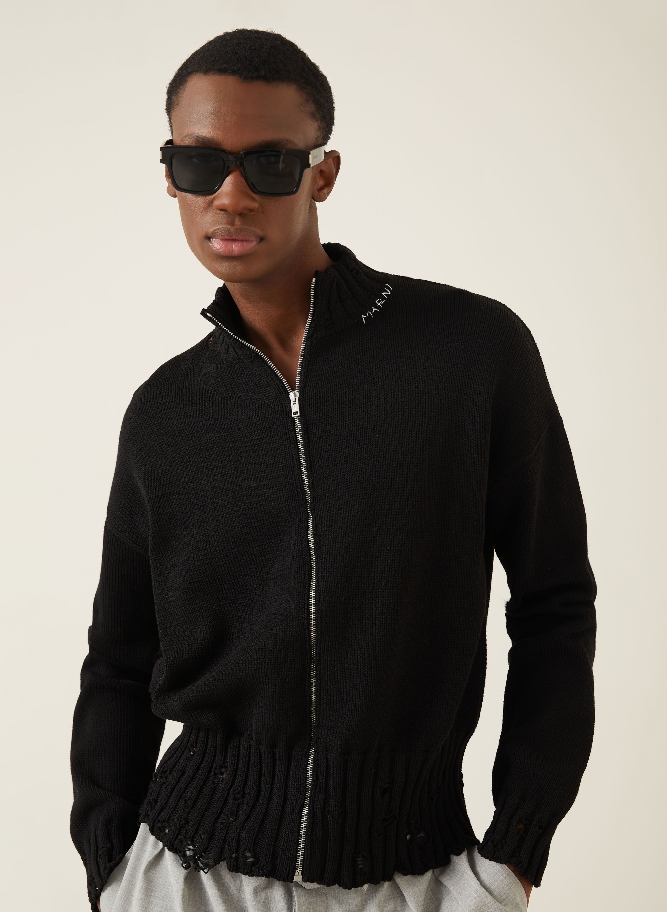 MARNI Strickjacke: SCHWARZ