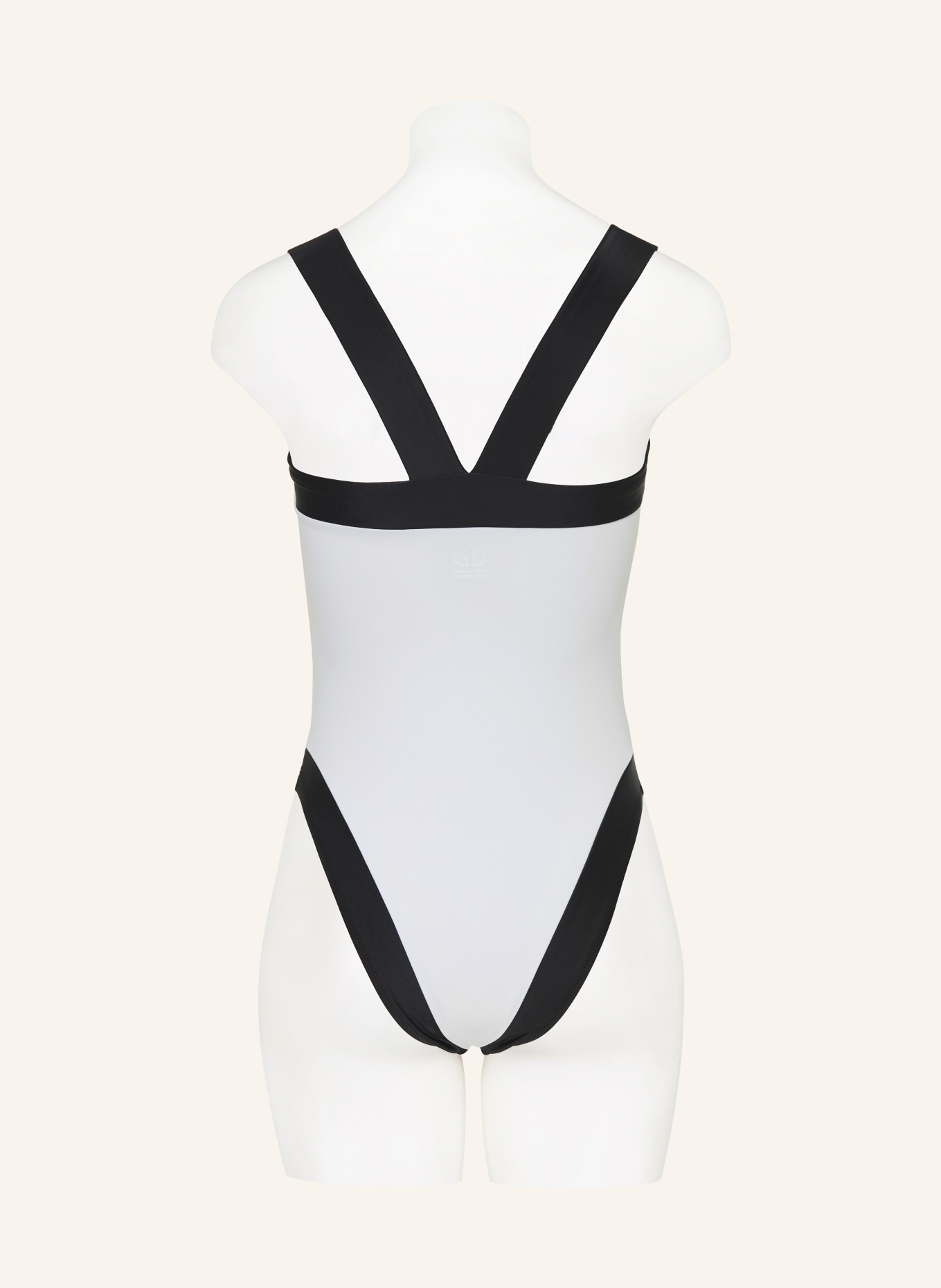 GOLDBERGH Badeanzug HEMERA: WEISS / SCHWARZ
