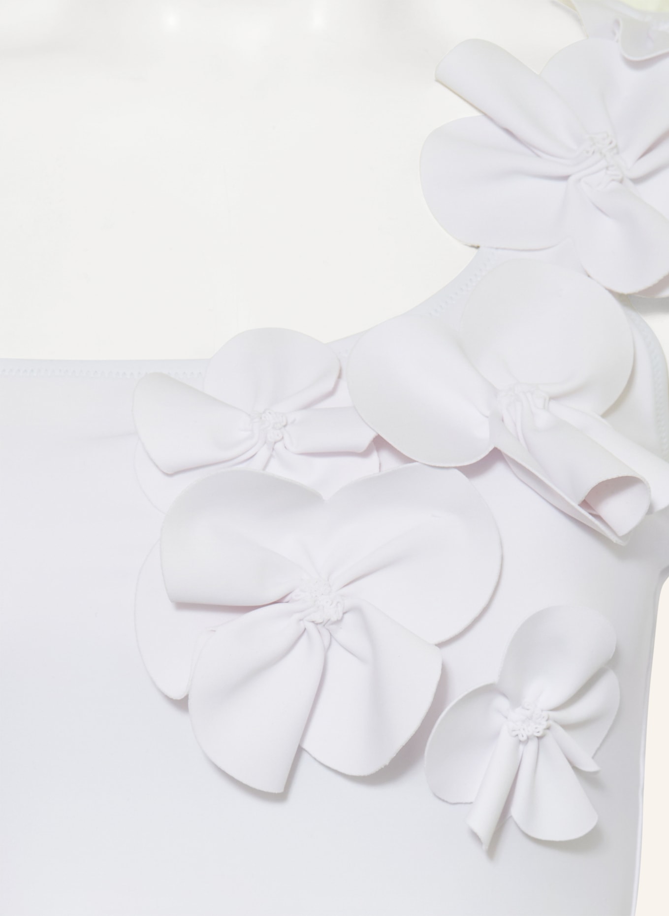 GOLDBERGH One-Shoulder-Badeanzug FABIOSA: WEISS