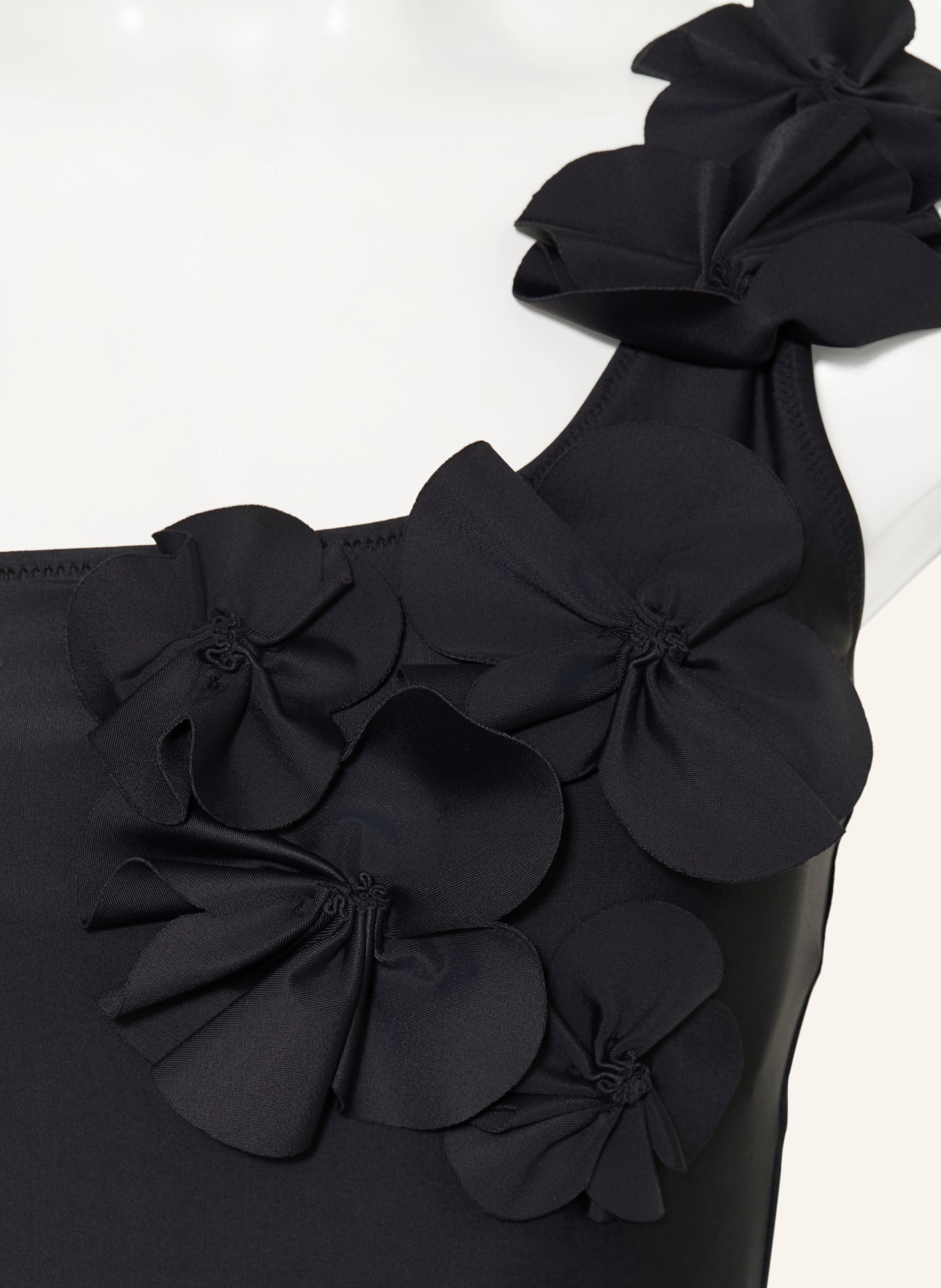 GOLDBERGH One-Shoulder-Badeanzug FABIOSA: SCHWARZ