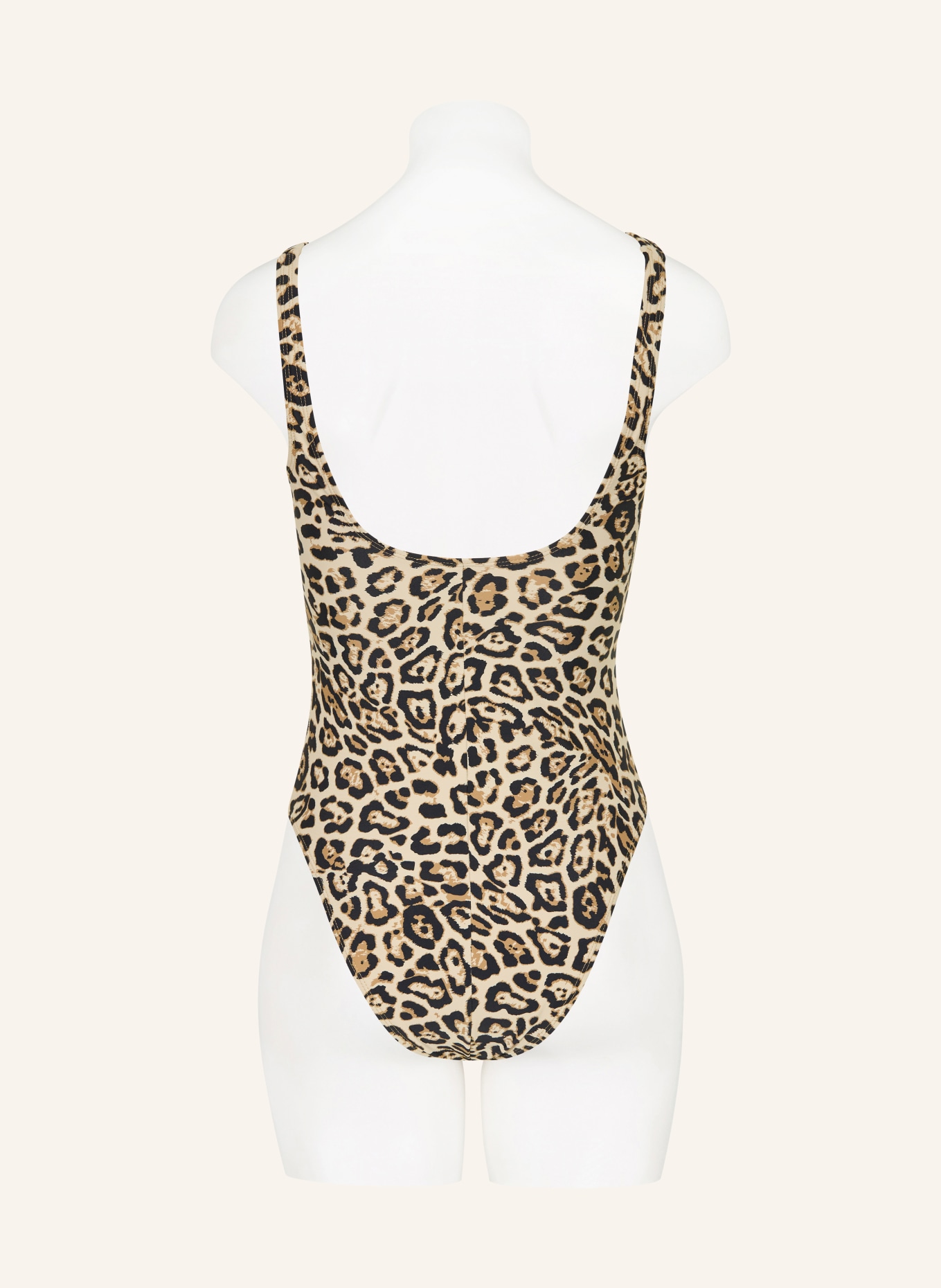 GOLDBERGH Badeanzug RIVIERA: BEIGE / HELLBRAUN / SCHWARZ