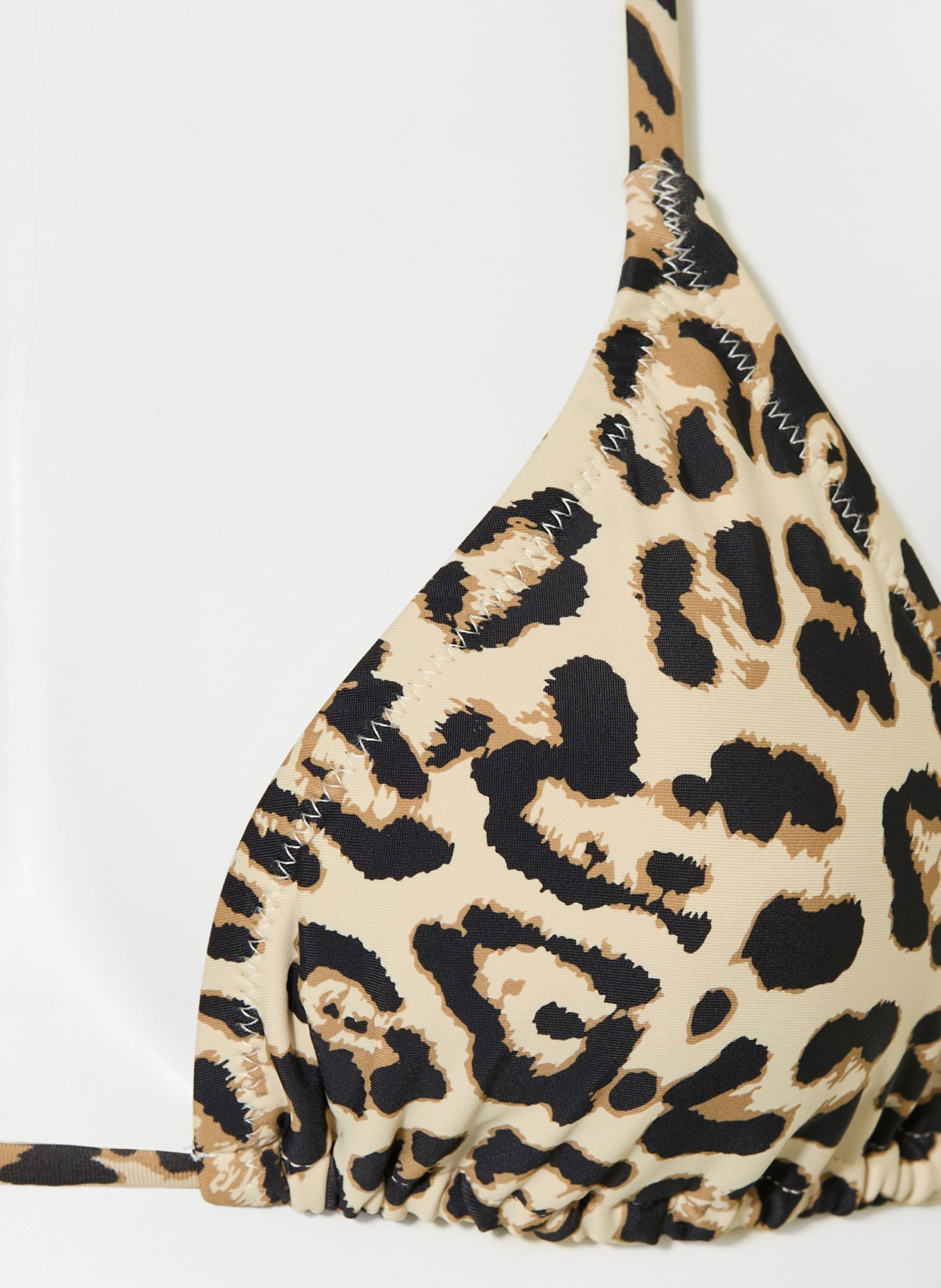 GOLDBERGH Triangel-Bikini-Top ELIXER: BEIGE / HELLBRAUN / SCHWARZ