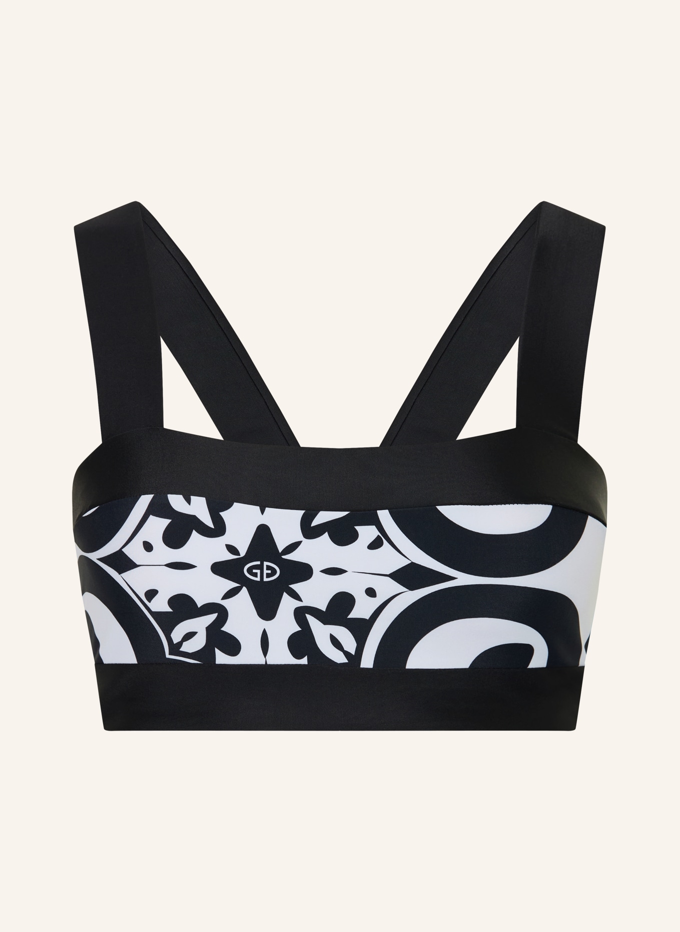 GOLDBERGH Bustier-Bikini-Top CASSANDRA: SCHWARZ / WEISS