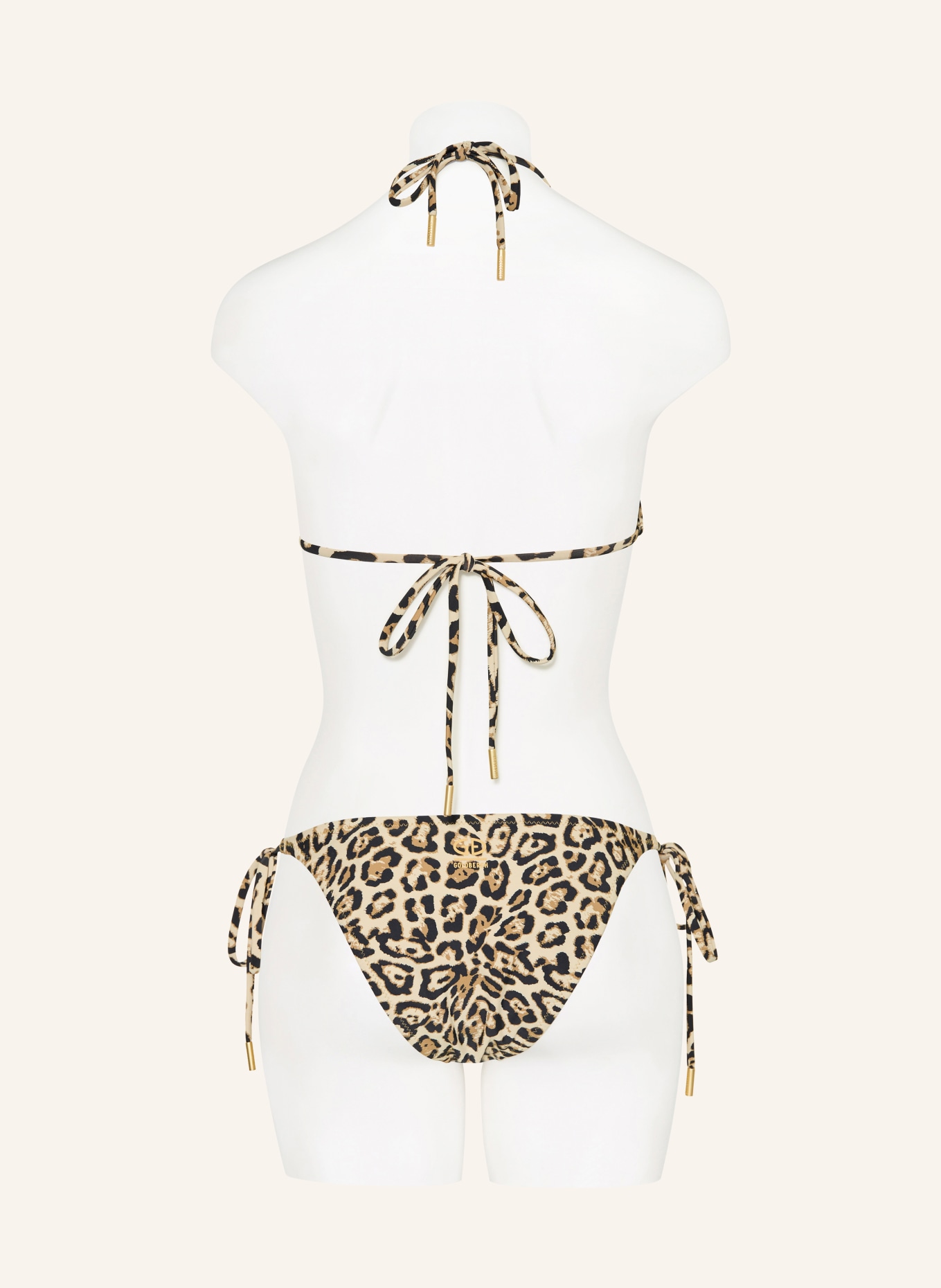 GOLDBERGH Triangel-Bikini-Hose FROCE: BEIGE / HELLBRAUN / SCHWARZ