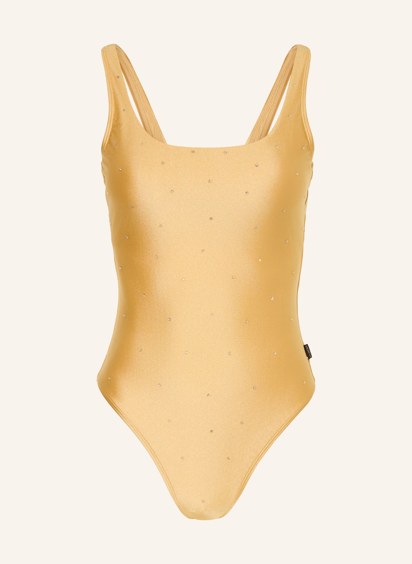 GOLDBERGH Badepak BREEZEA met strass-steentjes: GOUD