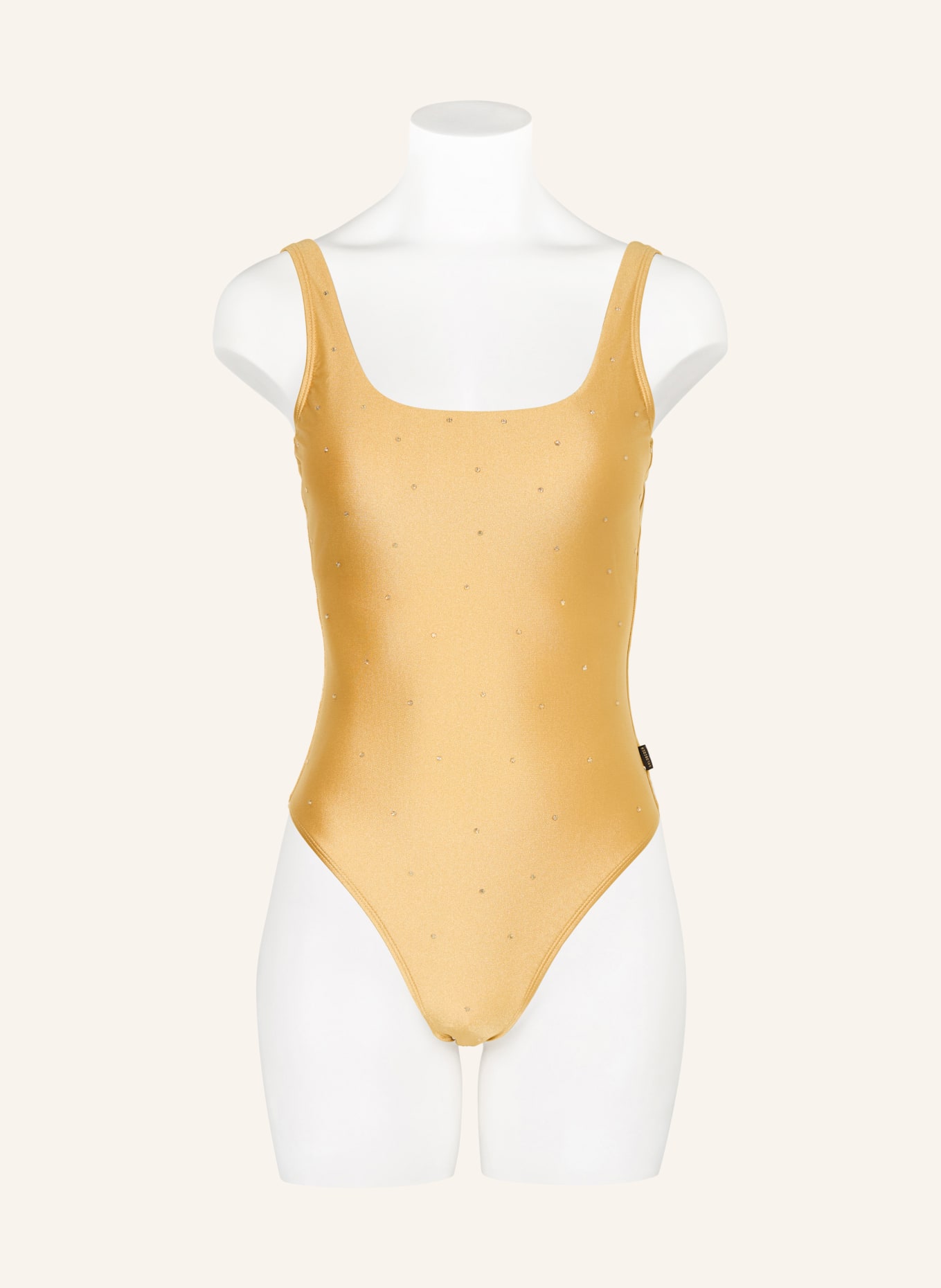 GOLDBERGH Badepak BREEZEA met strass-steentjes: GOUD