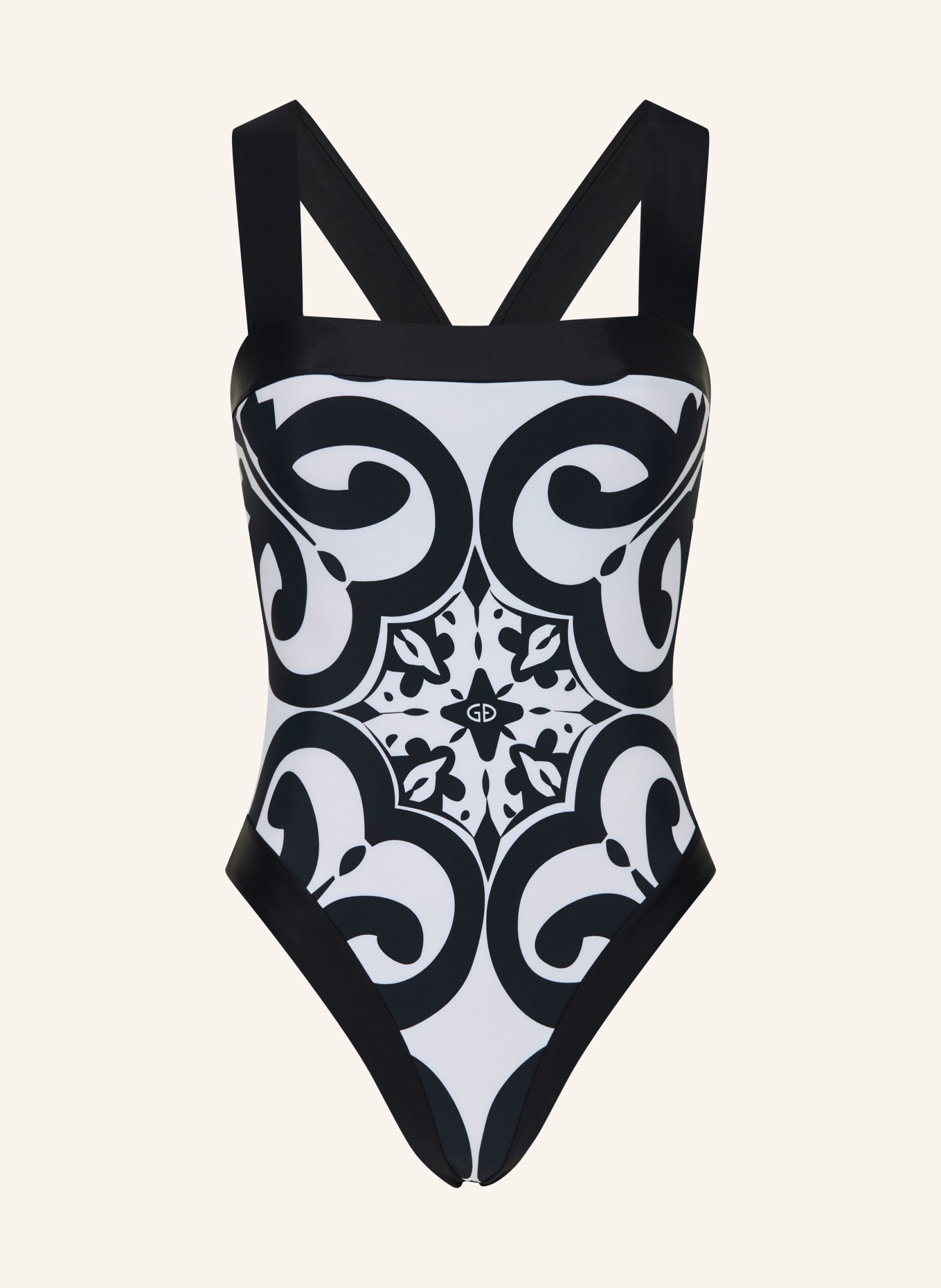GOLDBERGH Badpak COSTELLA: ZWART / WIT