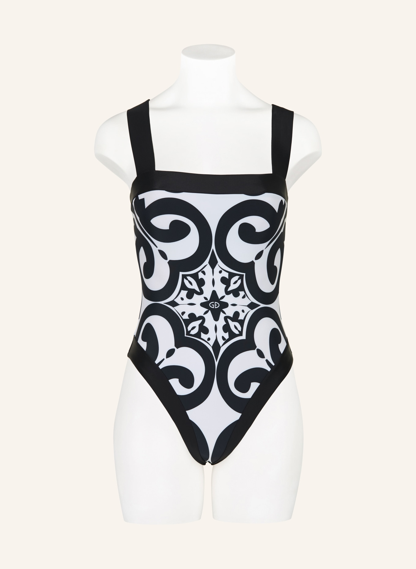 GOLDBERGH Badpak COSTELLA: ZWART / WIT