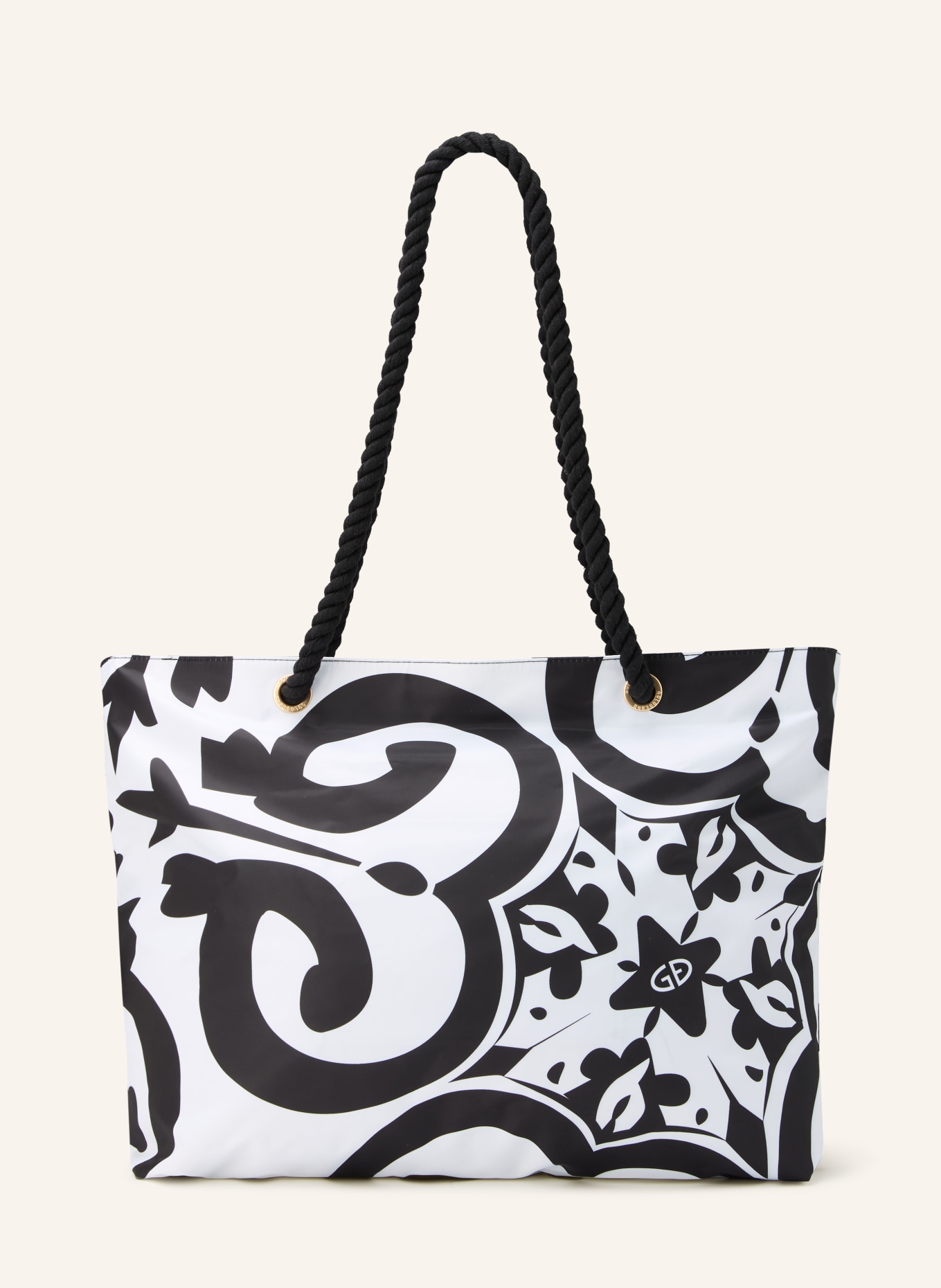 GOLDBERGH Sac de plage ISLAIRE: NOIR / BLANC