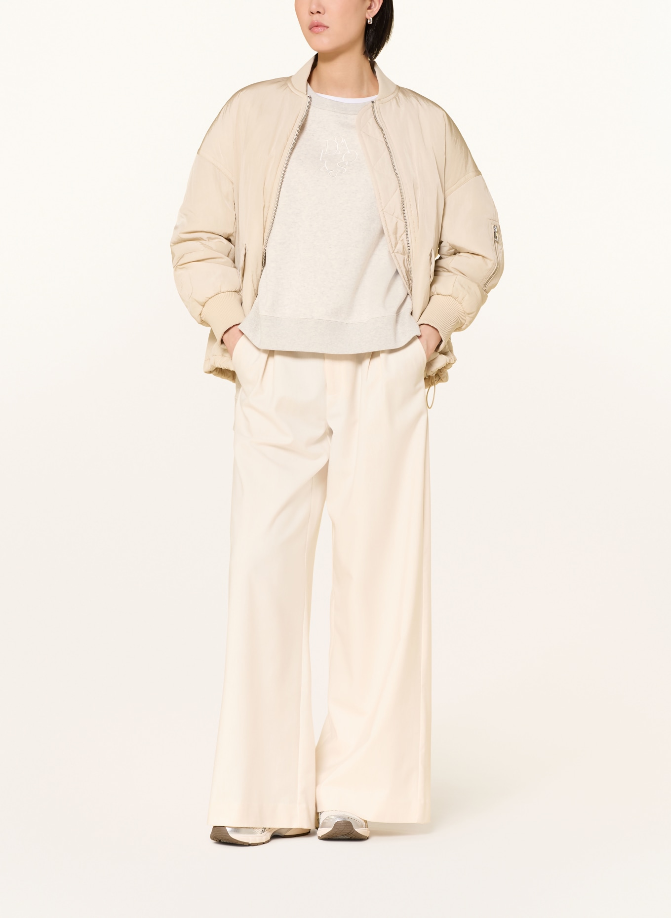 10DAYS sweat-shirt: GRIS CLAIR