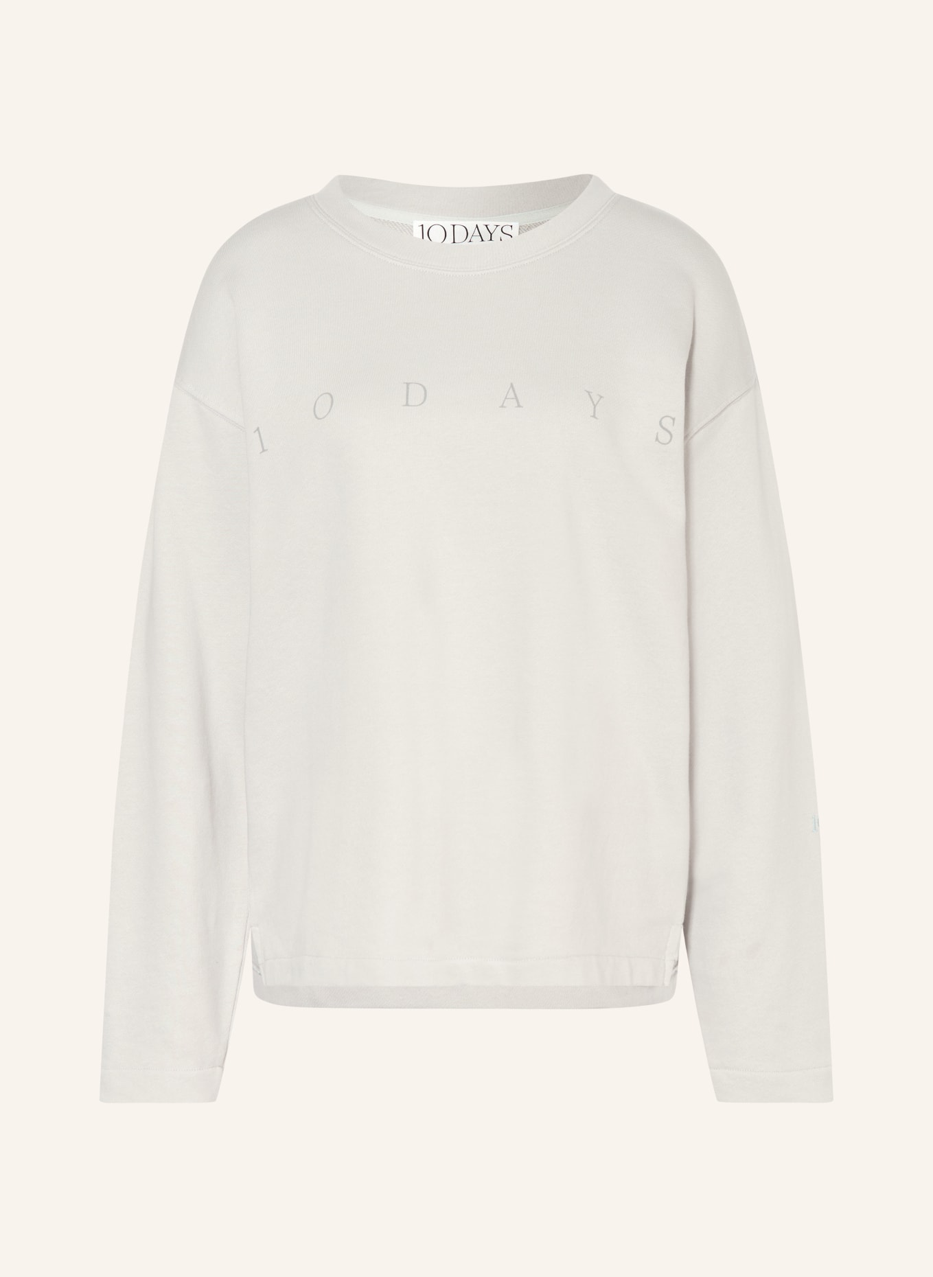 10DAYS sweat-shirt: GRIS CLAIR