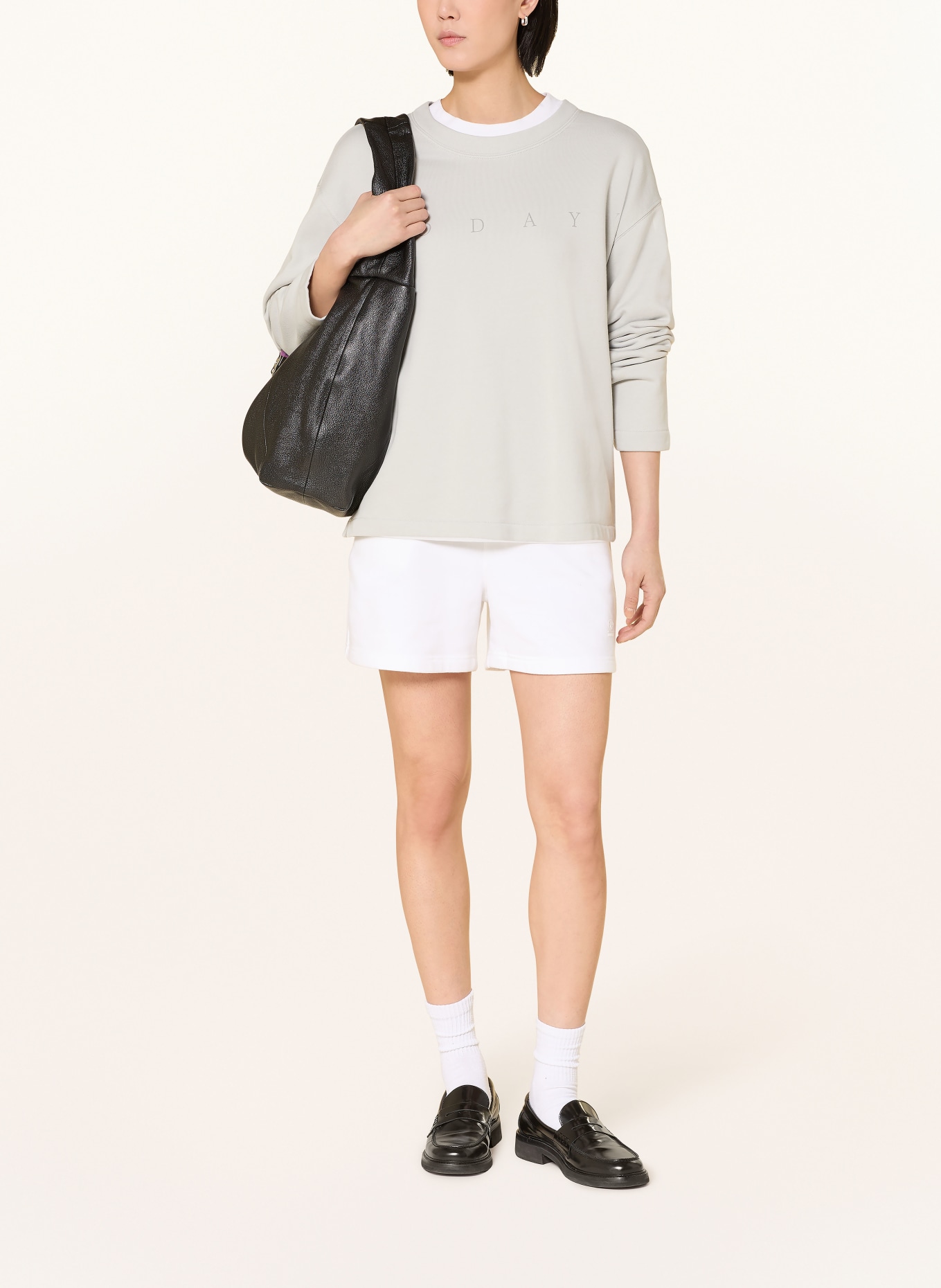 10DAYS sweat-shirt: GRIS CLAIR