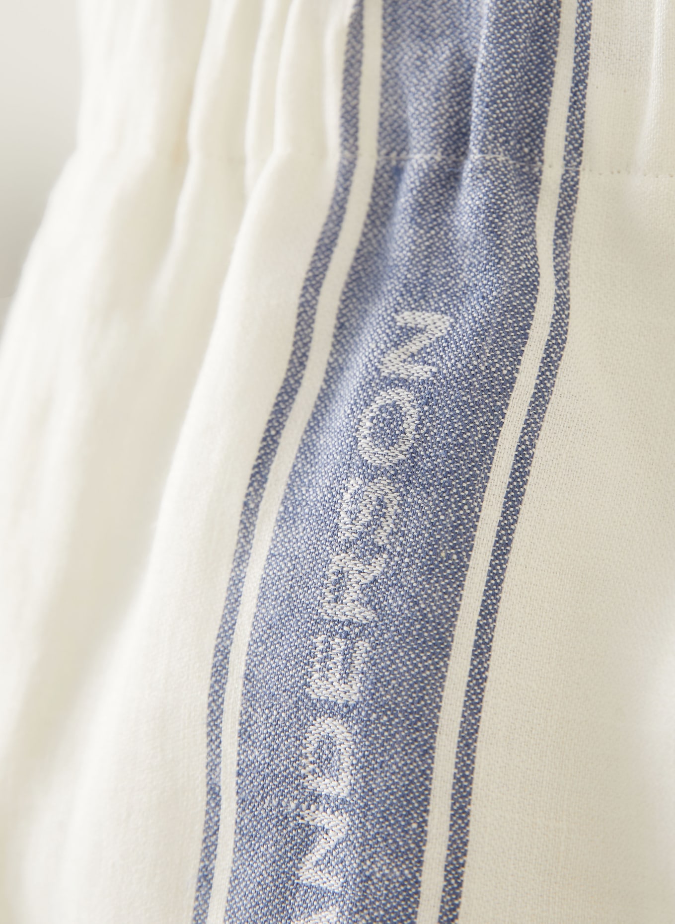 JW ANDERSON plátěné šortky: REŽNÁ / TMAVĚ MODRÁ