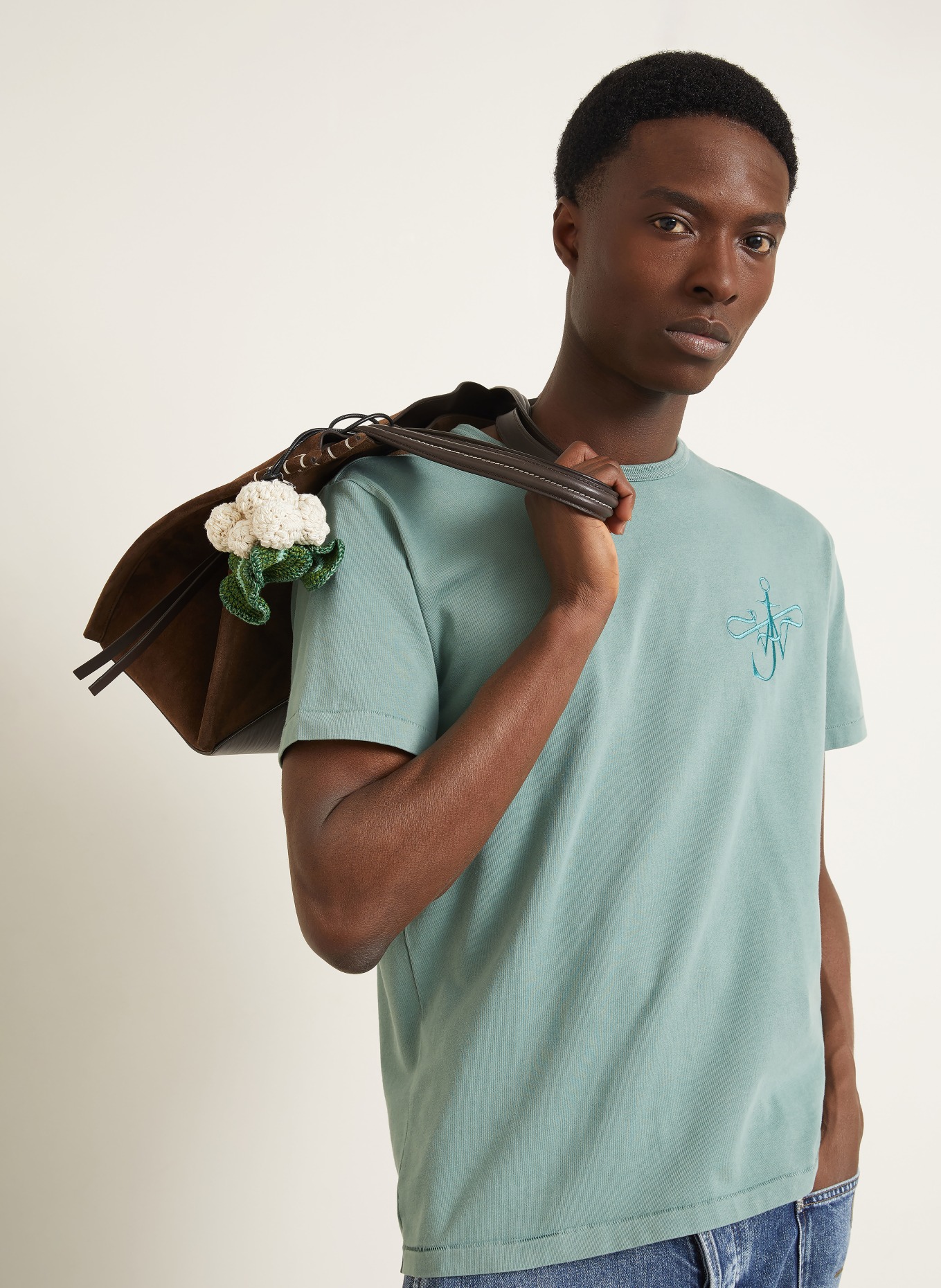 JW ANDERSON T-shirt: LICHTGROEN