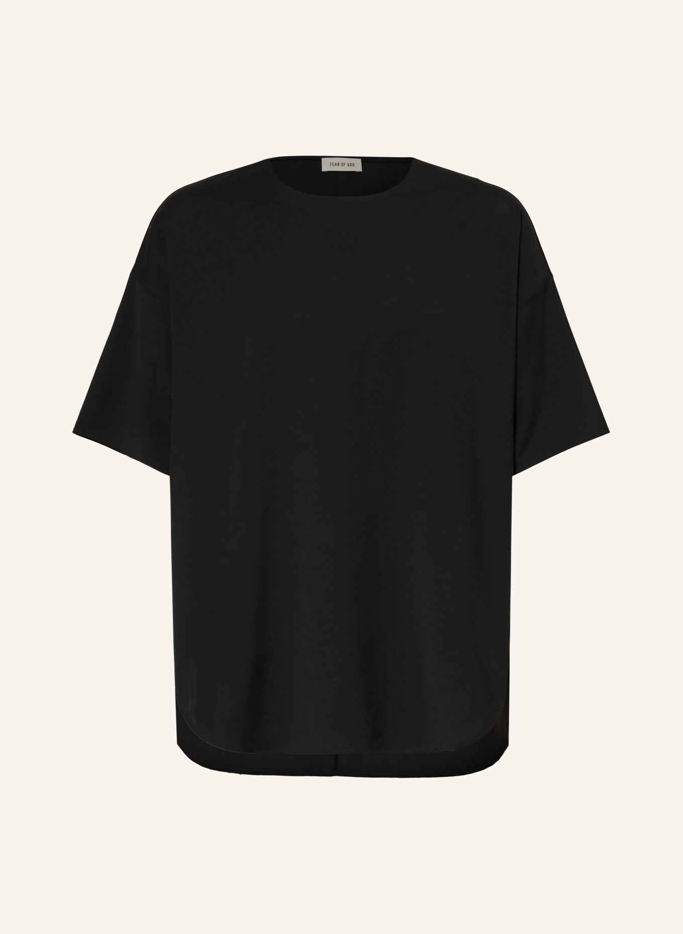 FEAR OF GOD T-shirt: ZWART