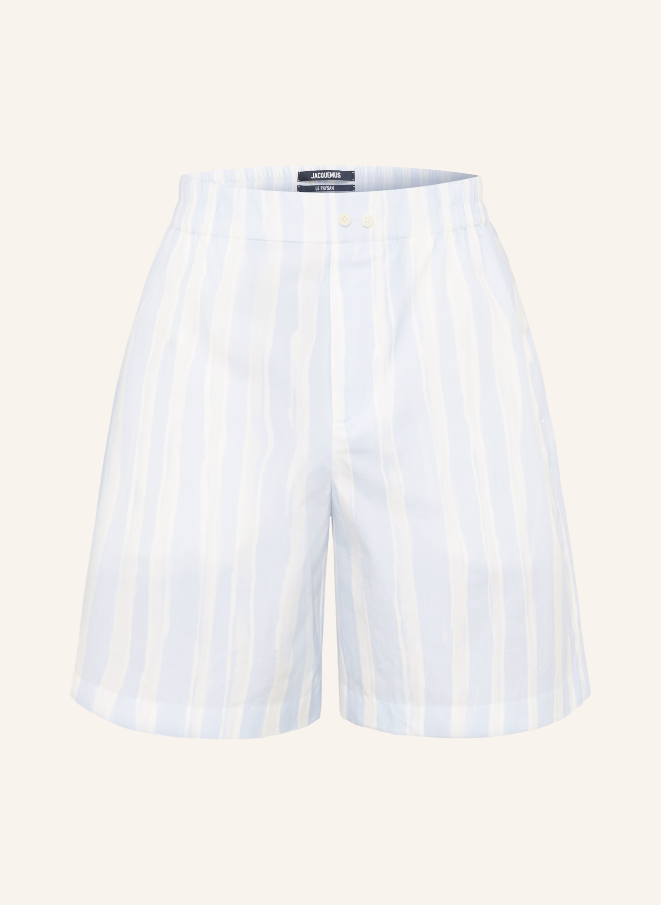 JACQUEMUS Shorts LE SHORT CALECON: HELLBLAU / WEISS
