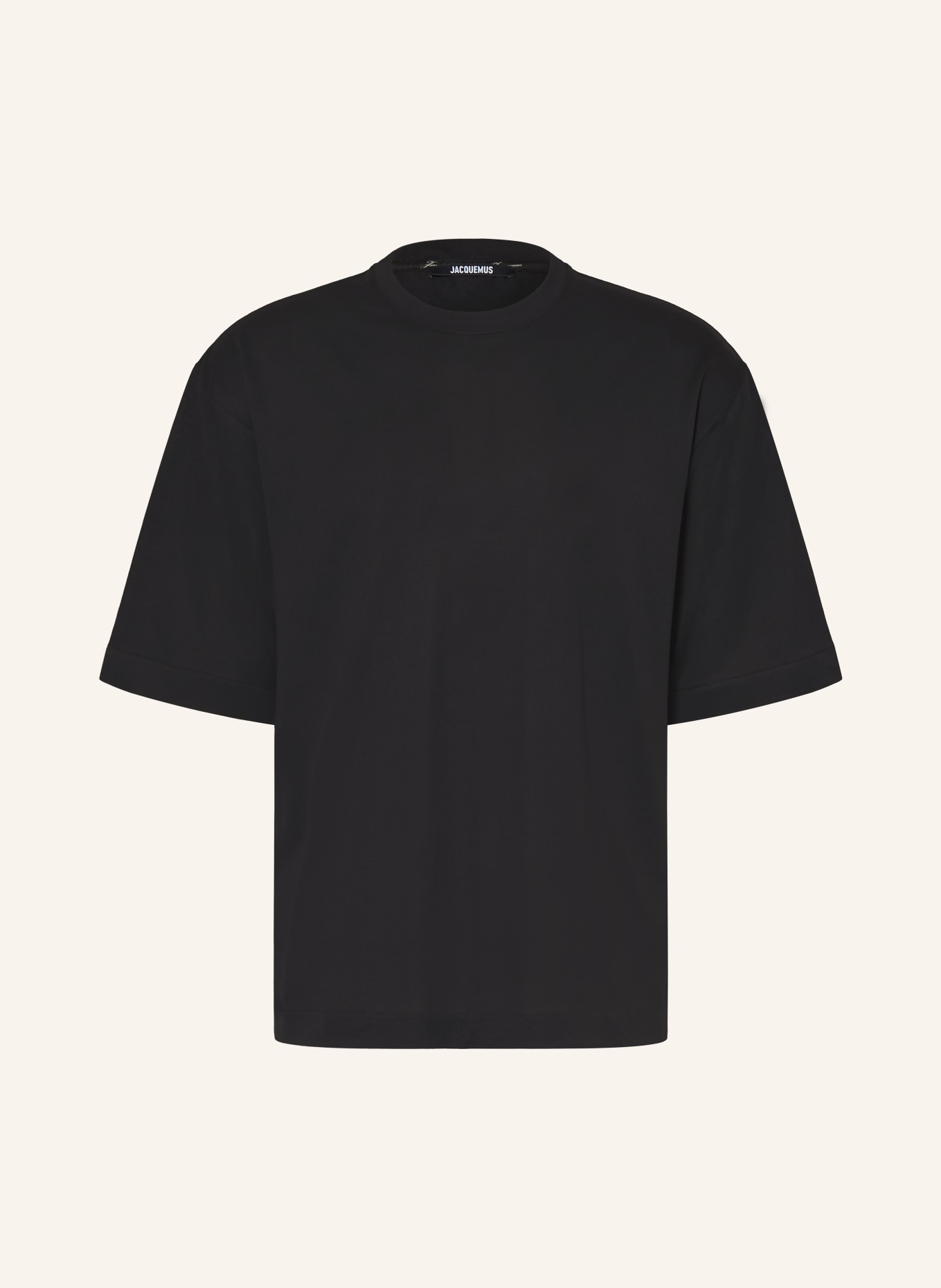 JACQUEMUS T-shirt LE TSHIRT ROND CARRE: ZWART