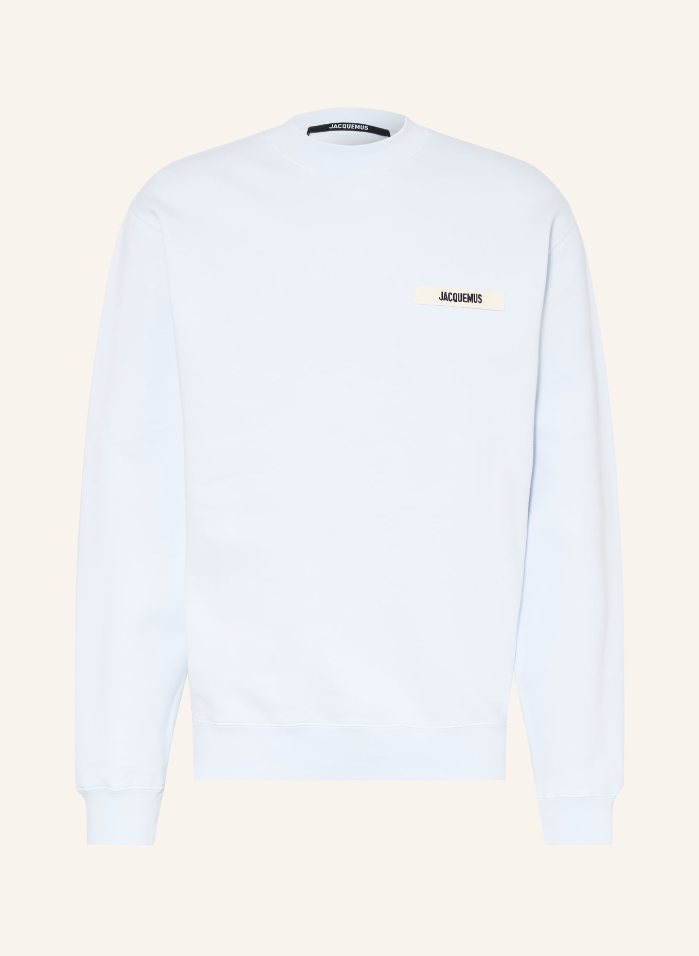 JACQUEMUS Bluza LE SWEATSHIRT GROS GRAIN: JASNONIEBIESKI