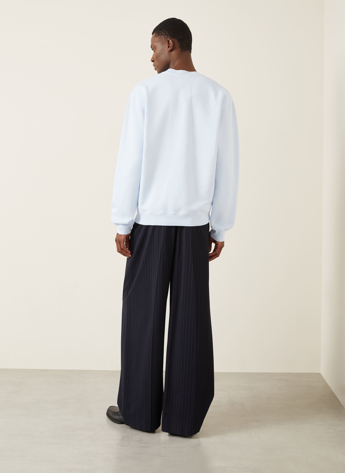 JACQUEMUS Bluza LE SWEATSHIRT GROS GRAIN: JASNONIEBIESKI