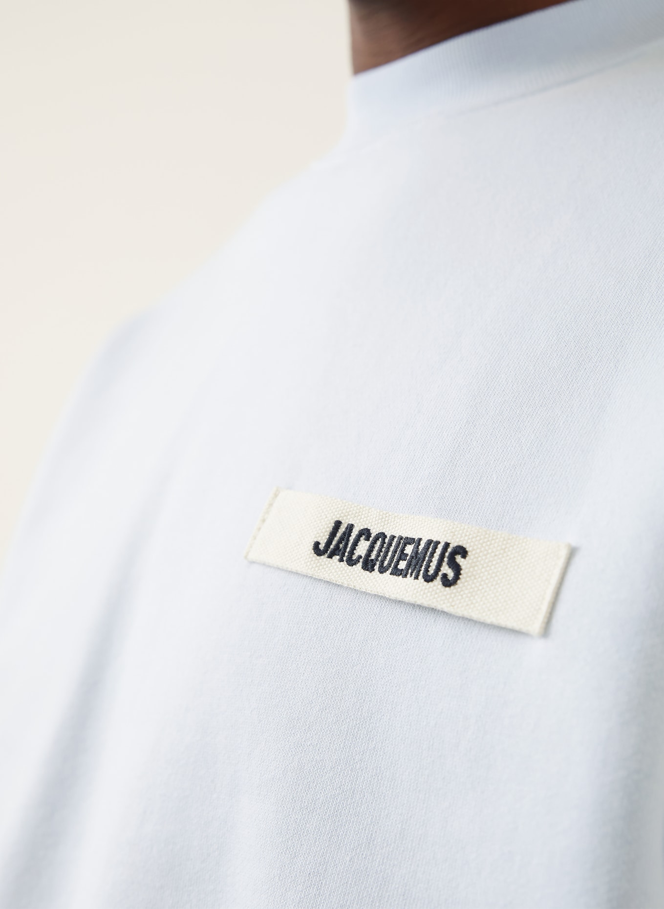 JACQUEMUS Bluza LE SWEATSHIRT GROS GRAIN: JASNONIEBIESKI