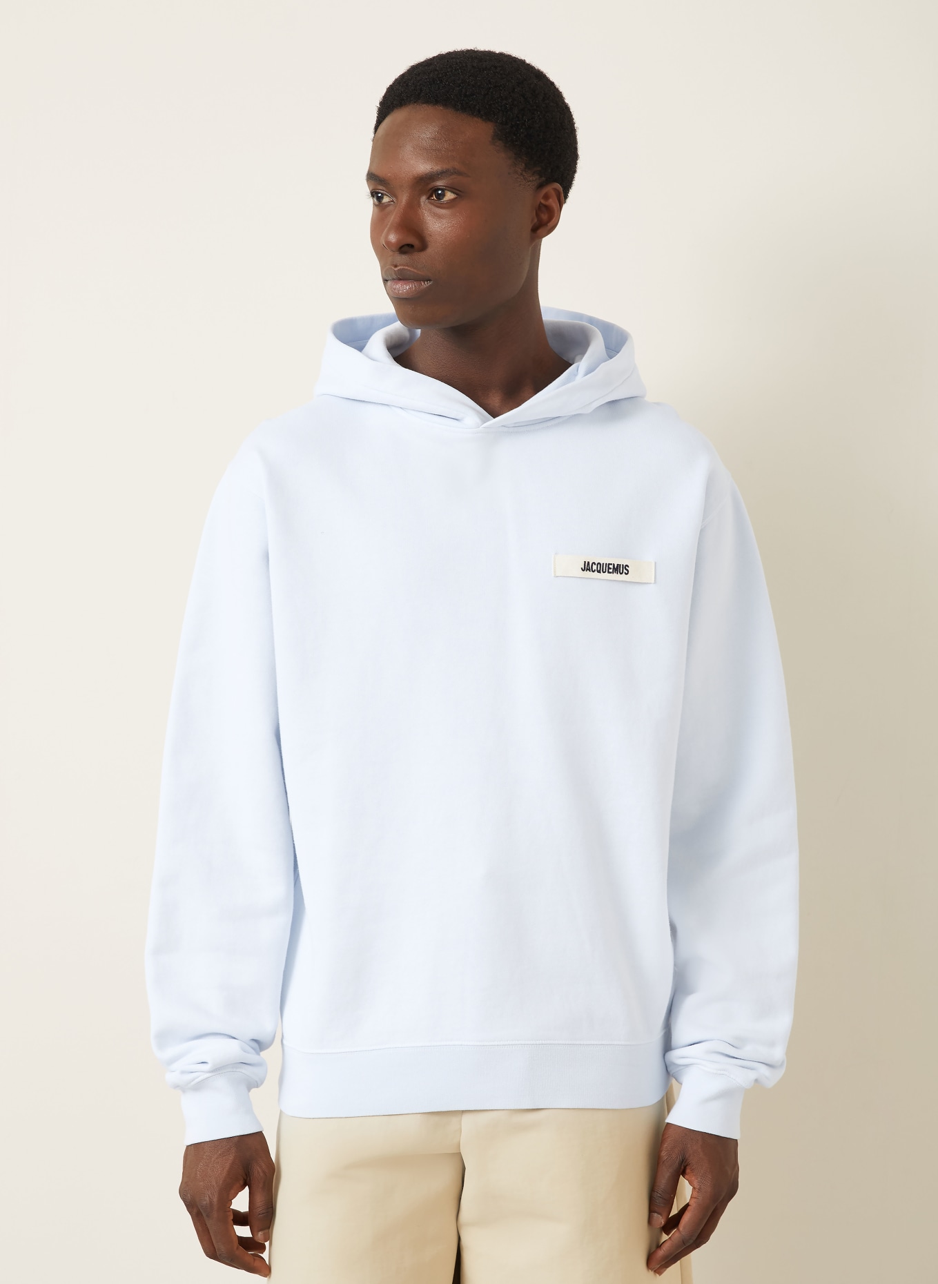 JACQUEMUS Hoodie LE HOODIE GROS GRAIN: LICHTBLAUW