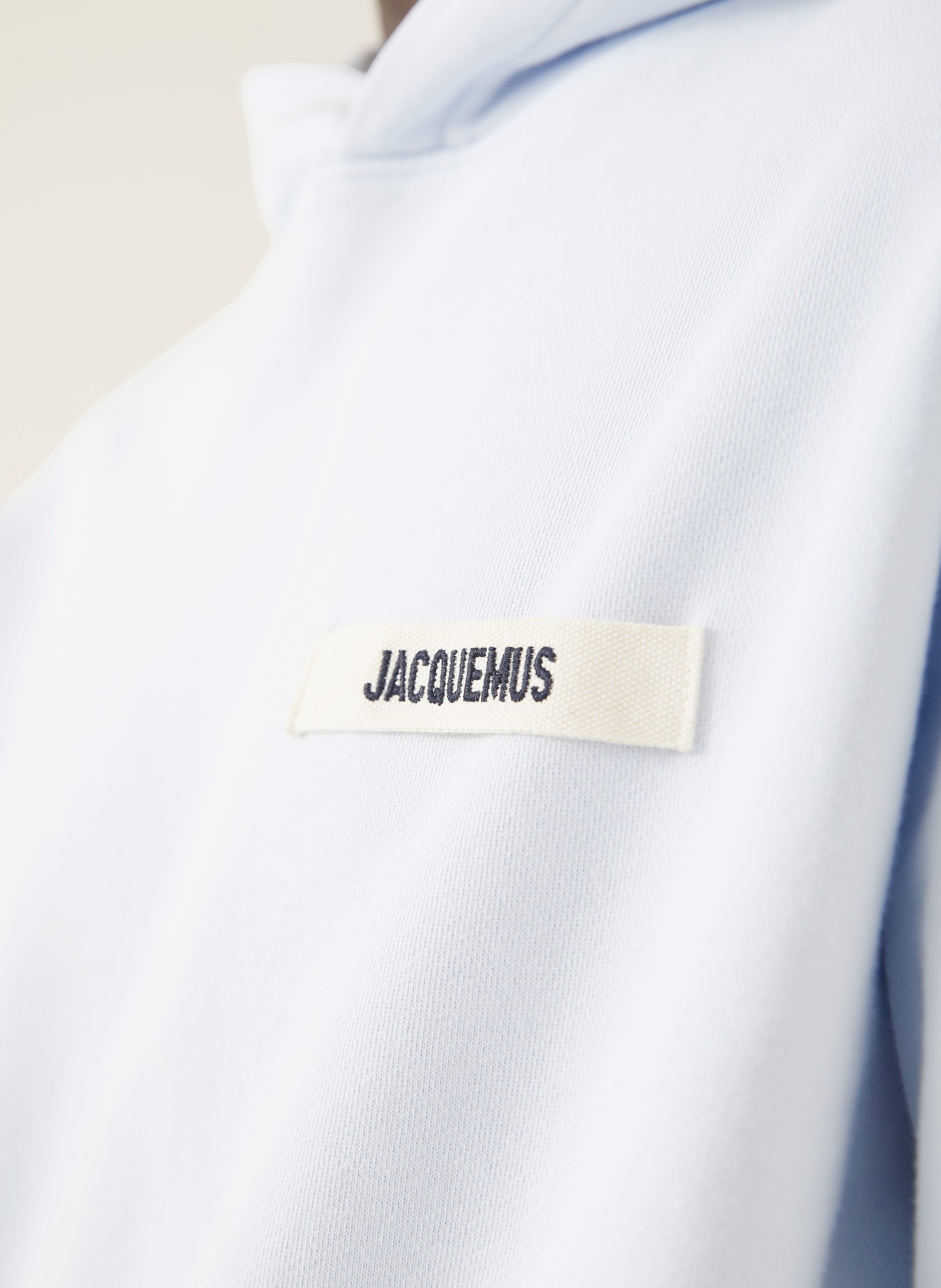 JACQUEMUS Hoodie LE HOODIE GROS GRAIN: LICHTBLAUW