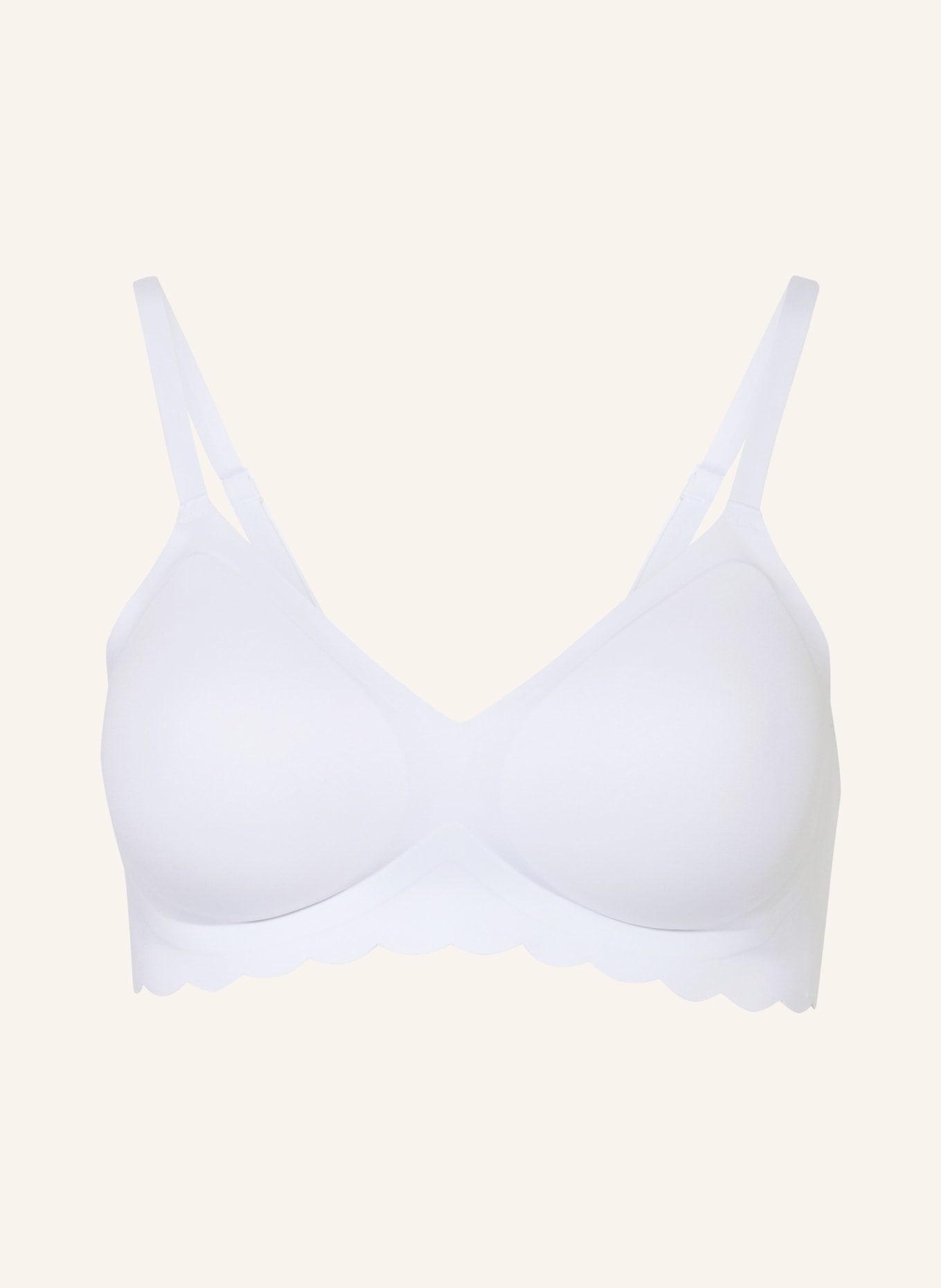 Skiny Triangel-BH BODY FEEL: WEISS