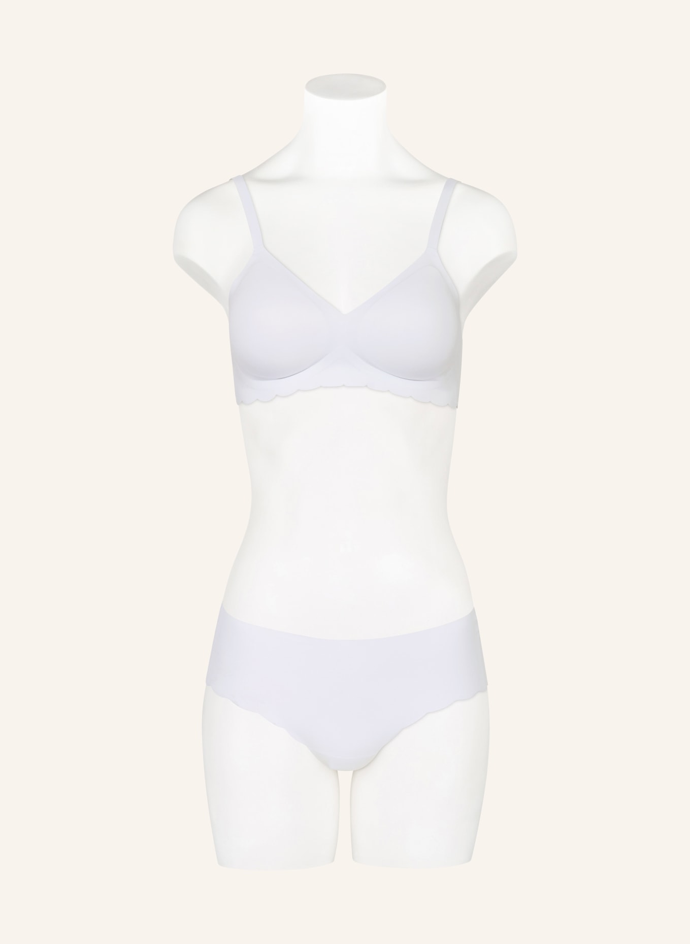 Skiny Triangel-BH BODY FEEL: WEISS
