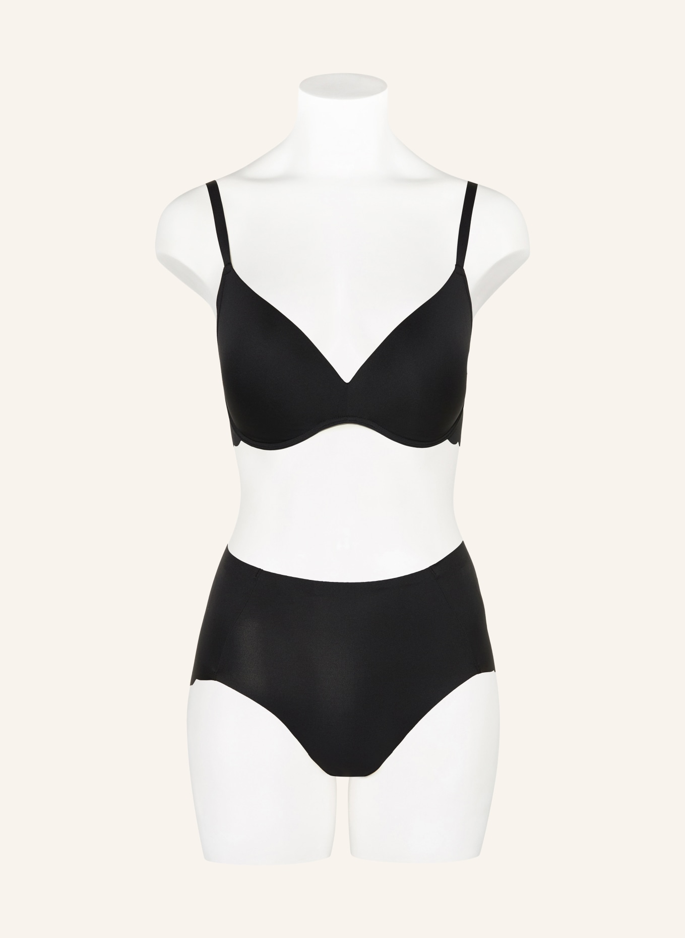 Skiny Biustonosz push-up SENSATION: CZARNY