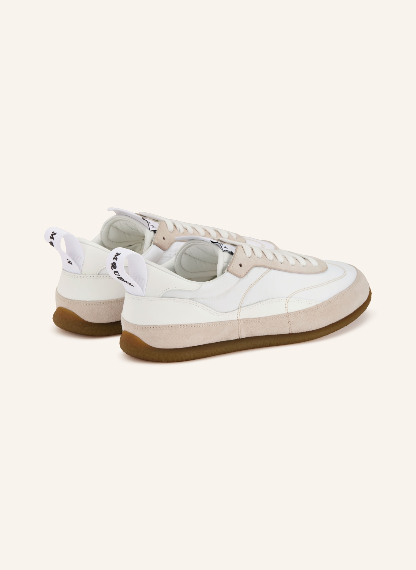 McQUEEN Sneaker: WEISS / HELLGRAU