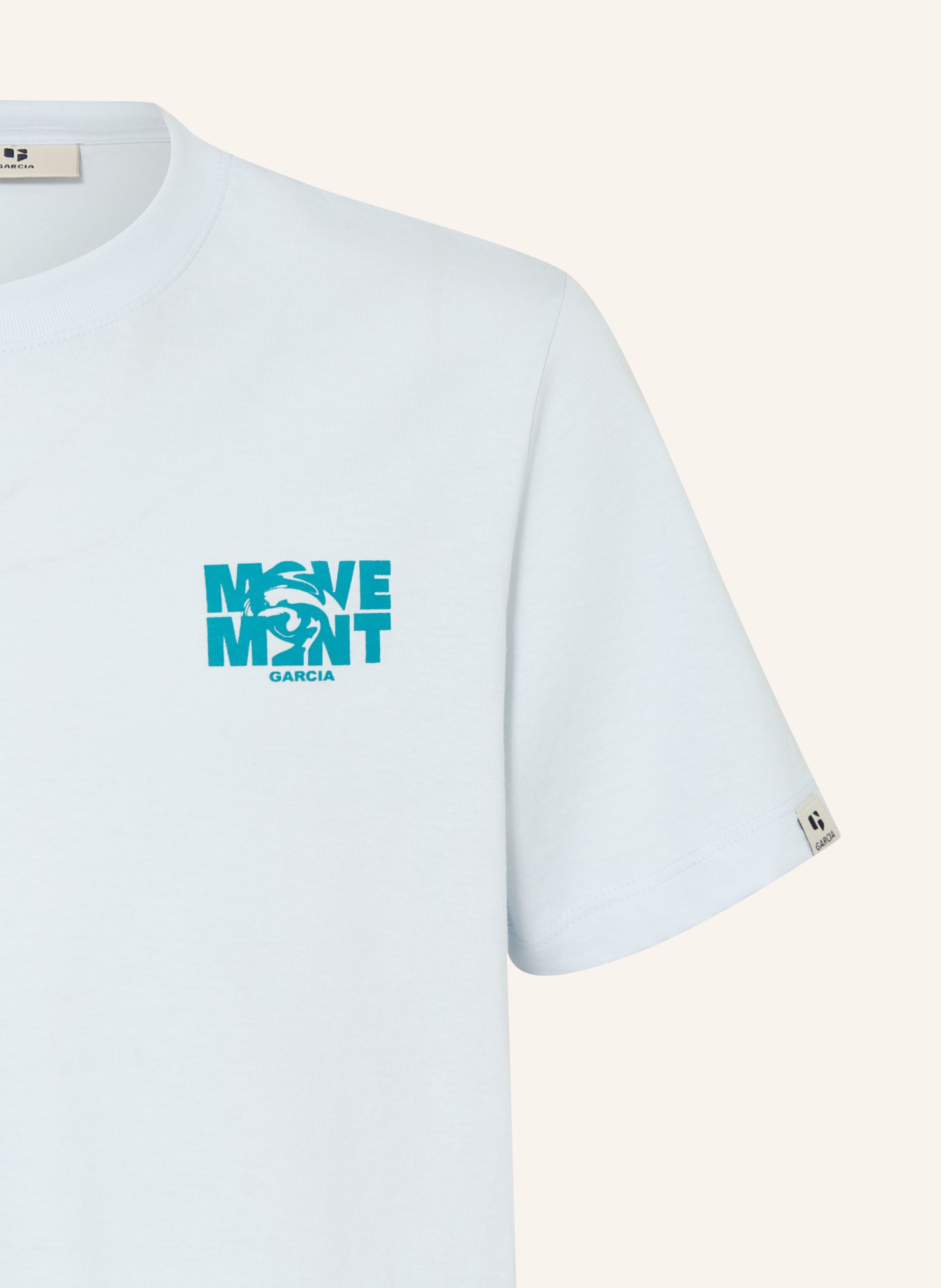 GARCIA T-Shirt: BLAUGRAU