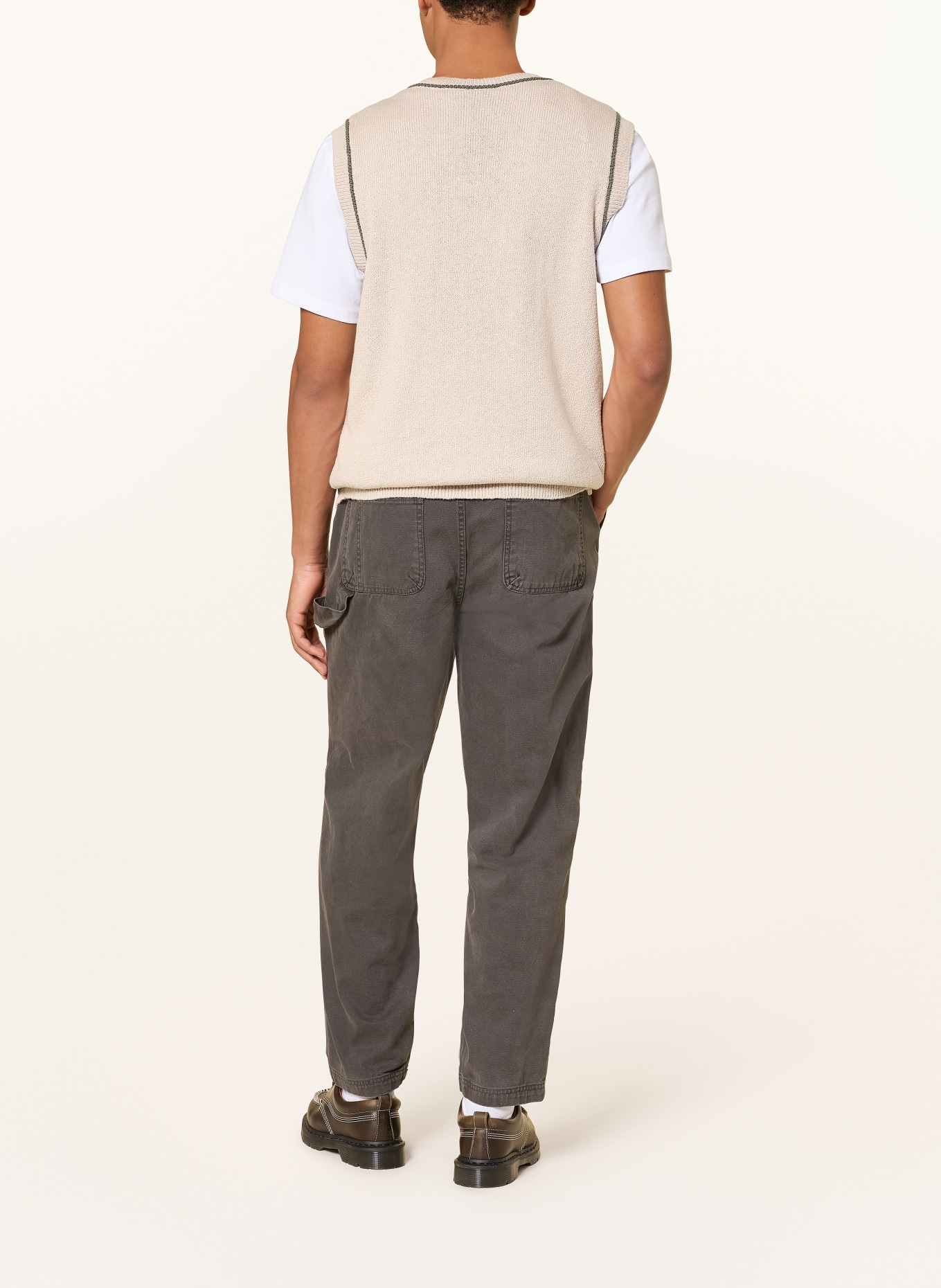 MOS MOSH Gallery Pull sans manches MMGJAZZ: BEIGE / VERT