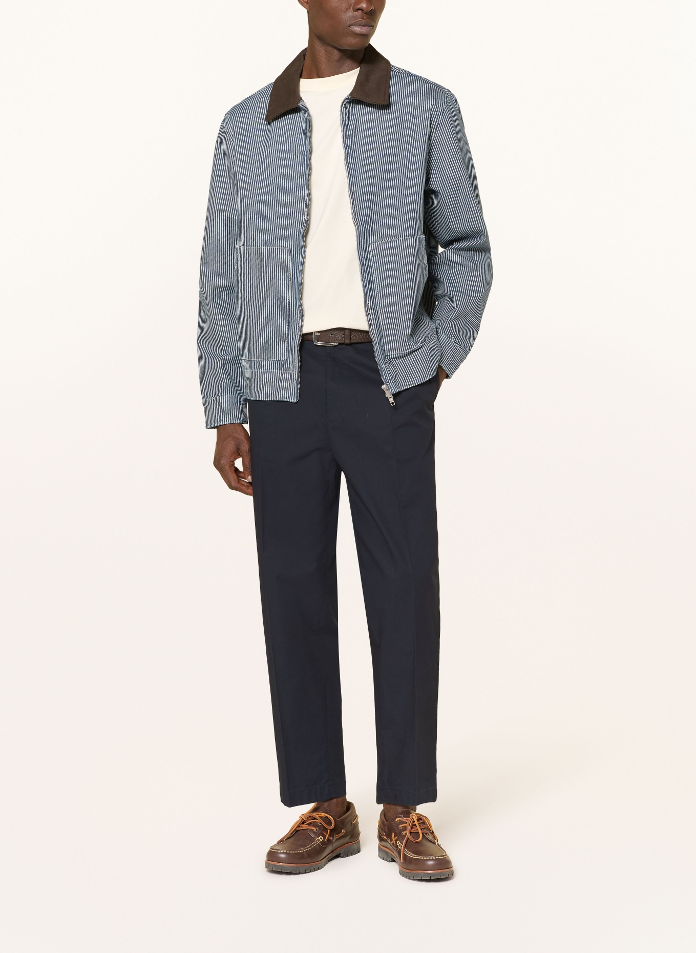 MOS MOSH Gallery T-Shirt MMGAMALFI: ECRU / HELLORANGE / KHAKI