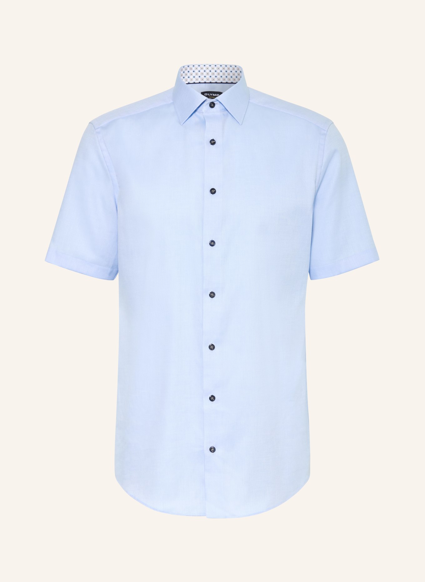 OLYMP Kurzarm-Hemd Luxor modern fit: HELLBLAU