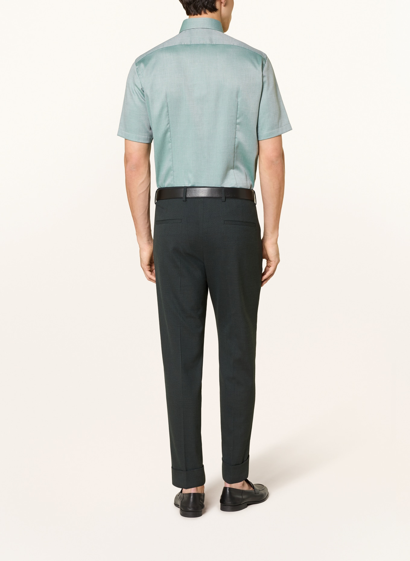 OLYMP Kurzarm-Hemd Luxor modern fit: GRÜN