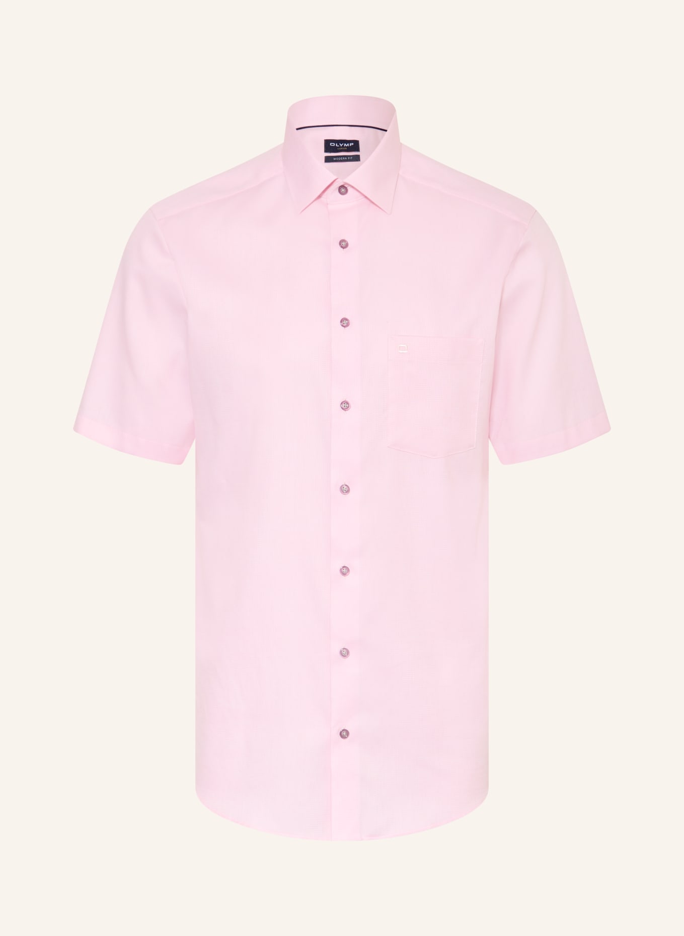 OLYMP Kurzarm-Hemd Luxor modern fit: ROSA
