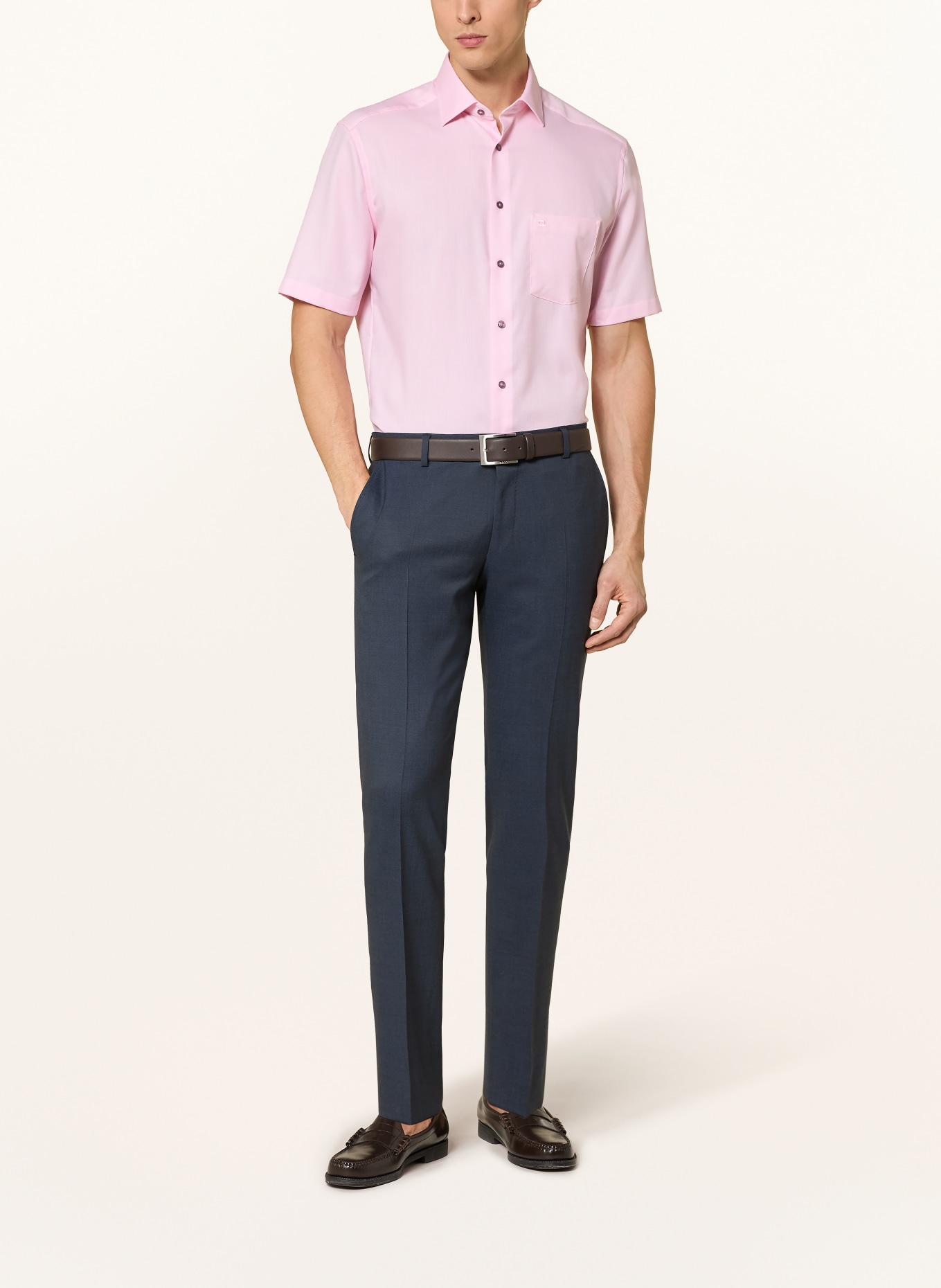 OLYMP Kurzarm-Hemd Luxor modern fit: ROSA