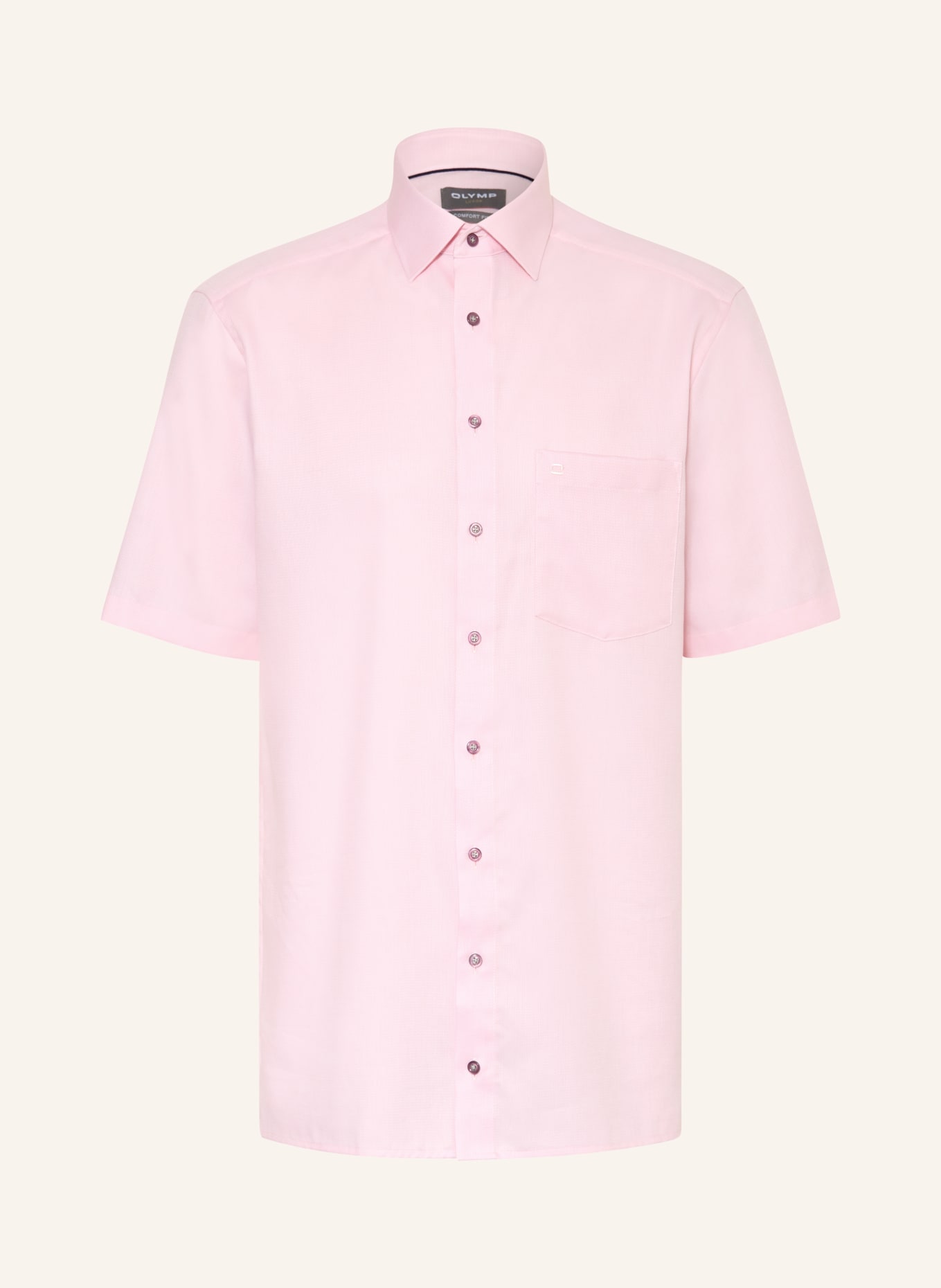 OLYMP Kurzarm-Hemd Luxor comfort fit: ROSA