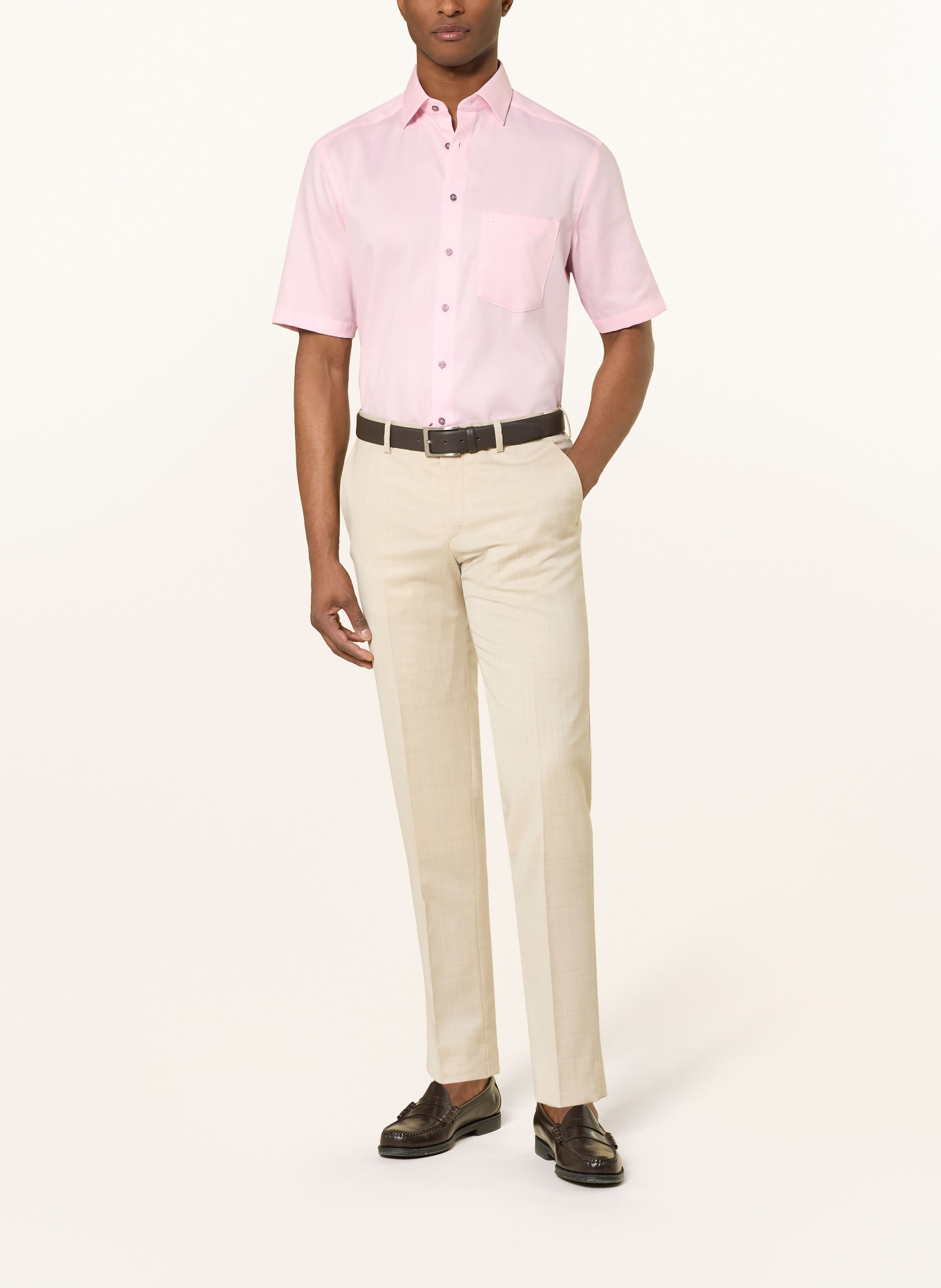 OLYMP Kurzarm-Hemd Luxor comfort fit: ROSA