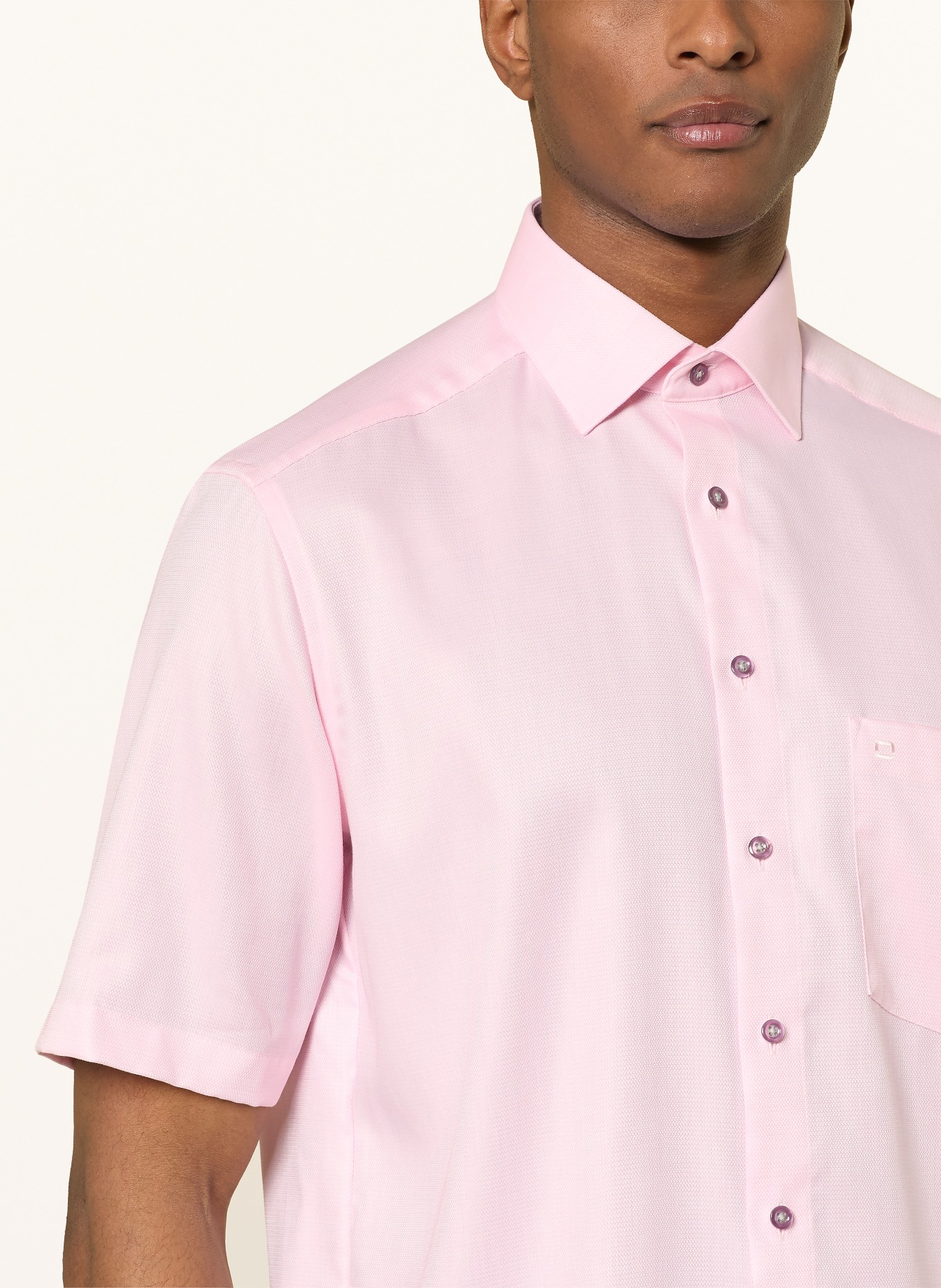 OLYMP Kurzarm-Hemd Luxor comfort fit: ROSA