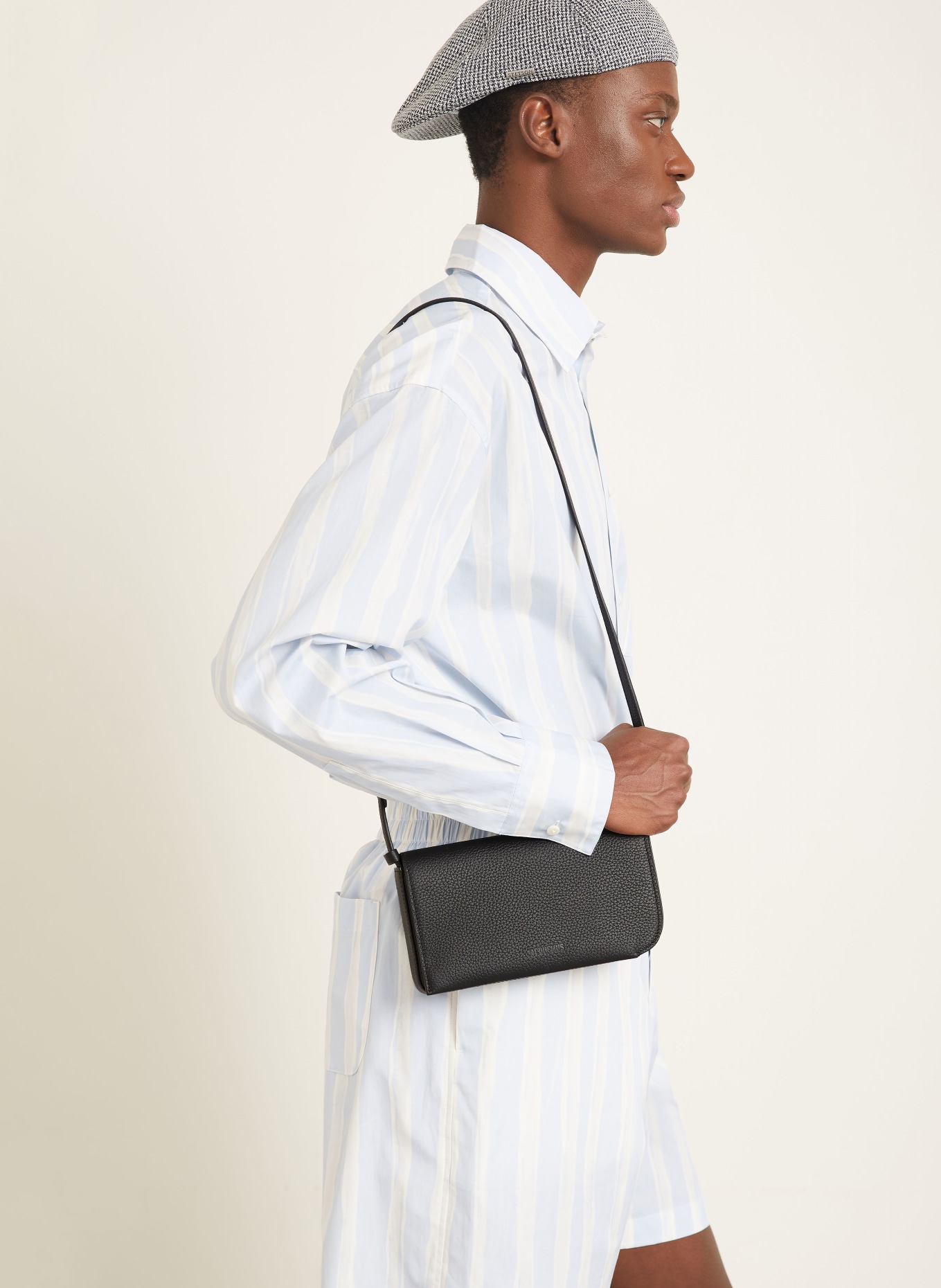 JACQUEMUS Sac à bandoulière LE CURVO: NOIR