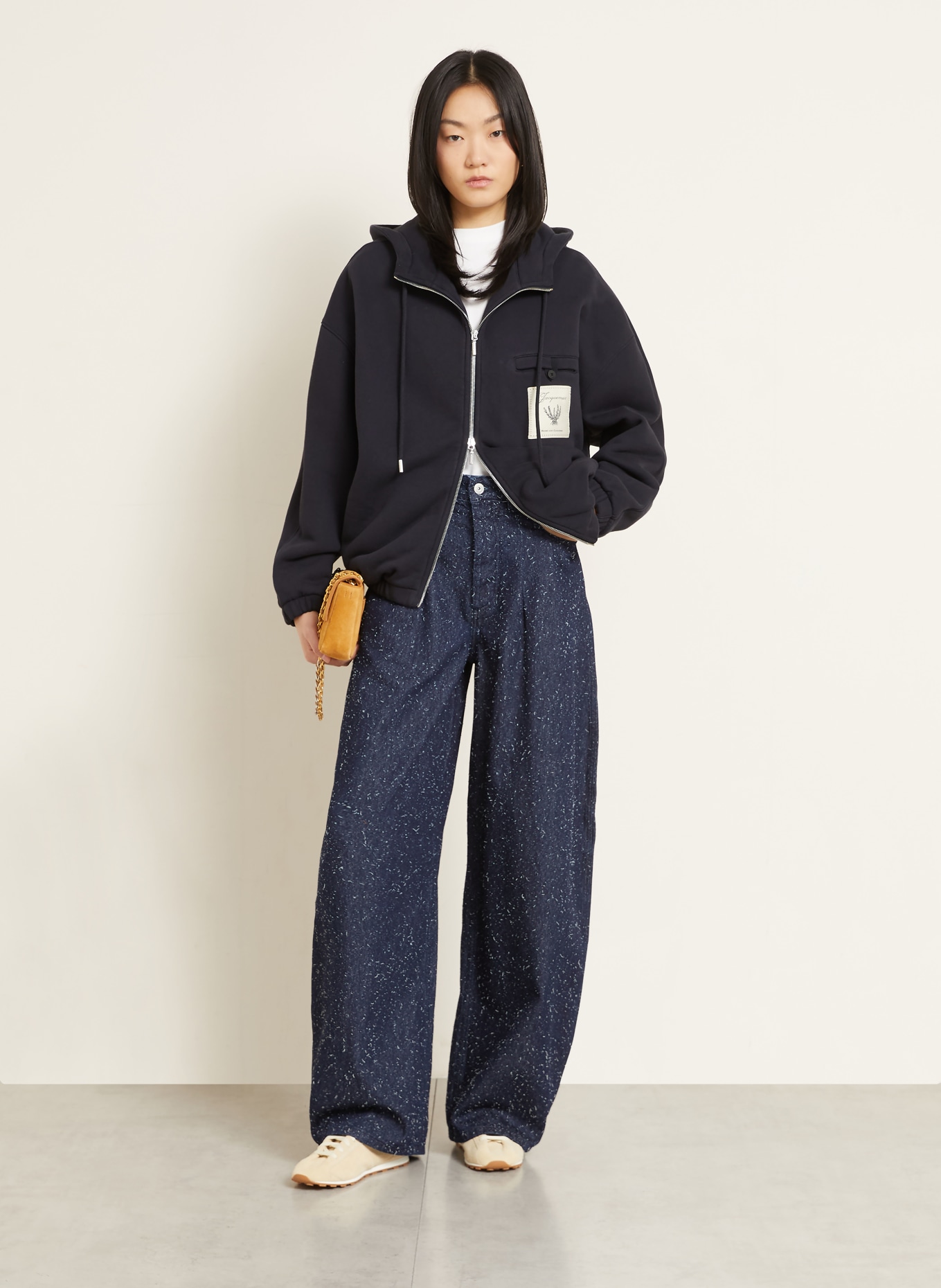 JACQUEMUS Veste sweat LE HOODIE TORNEO: BLEU FONCÉ