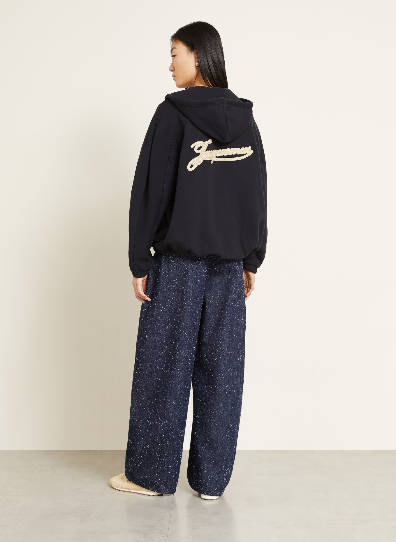 JACQUEMUS Veste sweat LE HOODIE TORNEO: BLEU FONCÉ